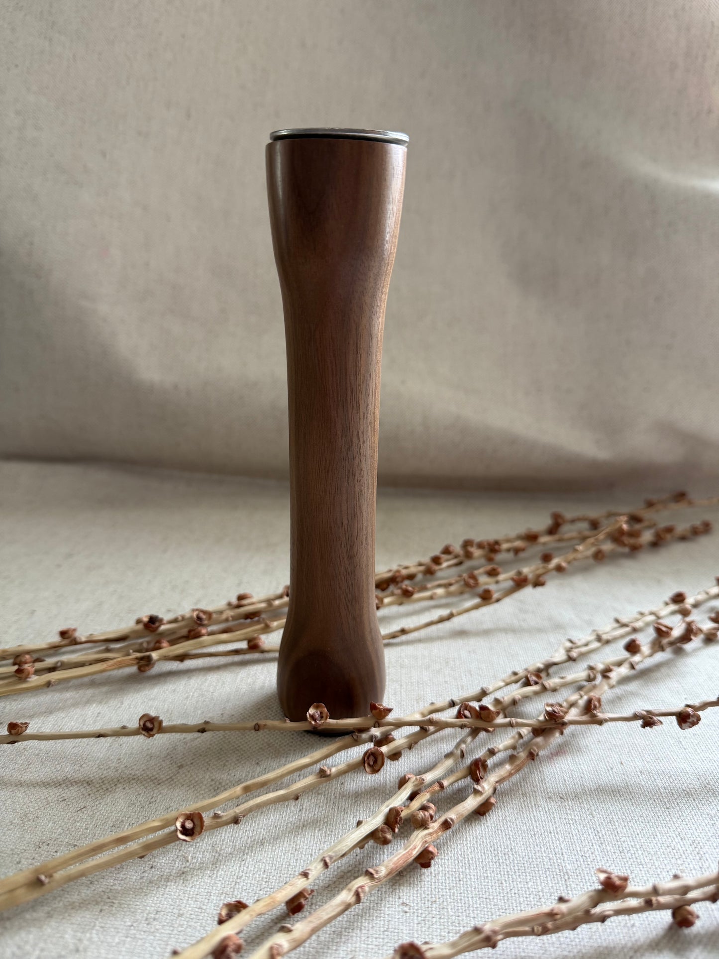 Walnut Support Spindle Bowl