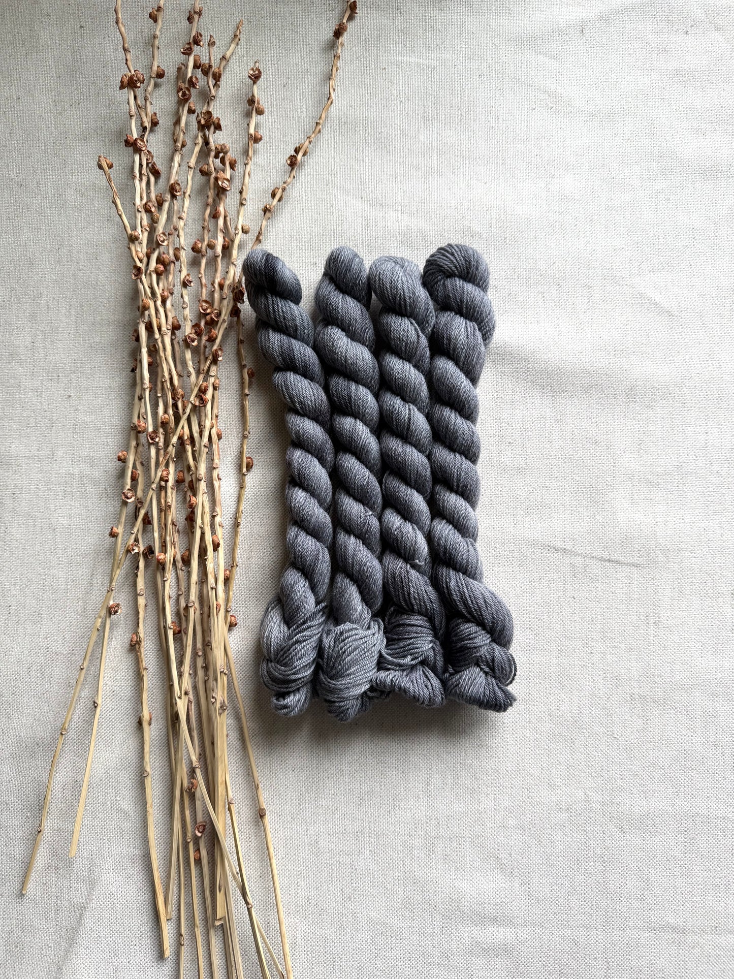 Charcoal Merino Nylon Mini