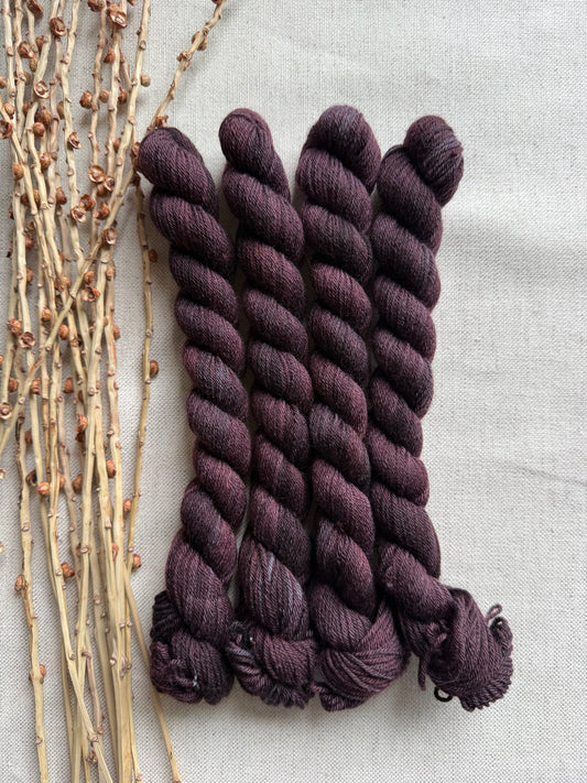 Aubergine Merino Nylon Mini