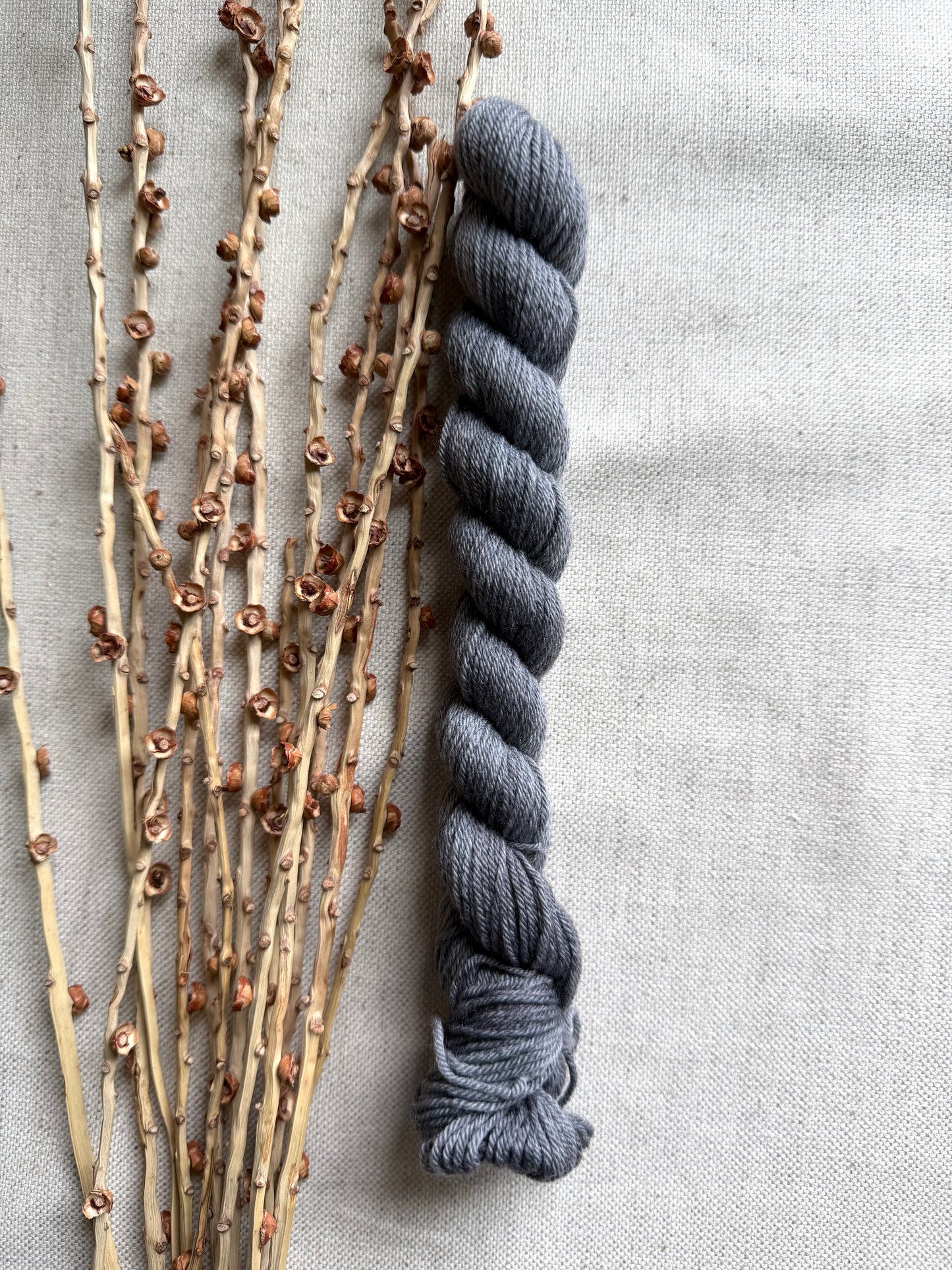 Charcoal Merino Nylon Mini