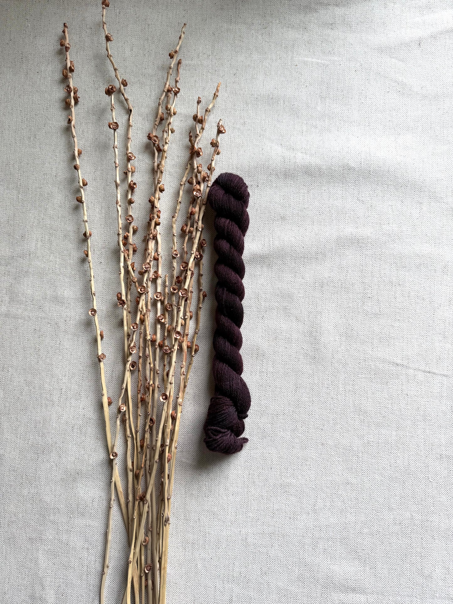 Aubergine Merino Nylon Mini