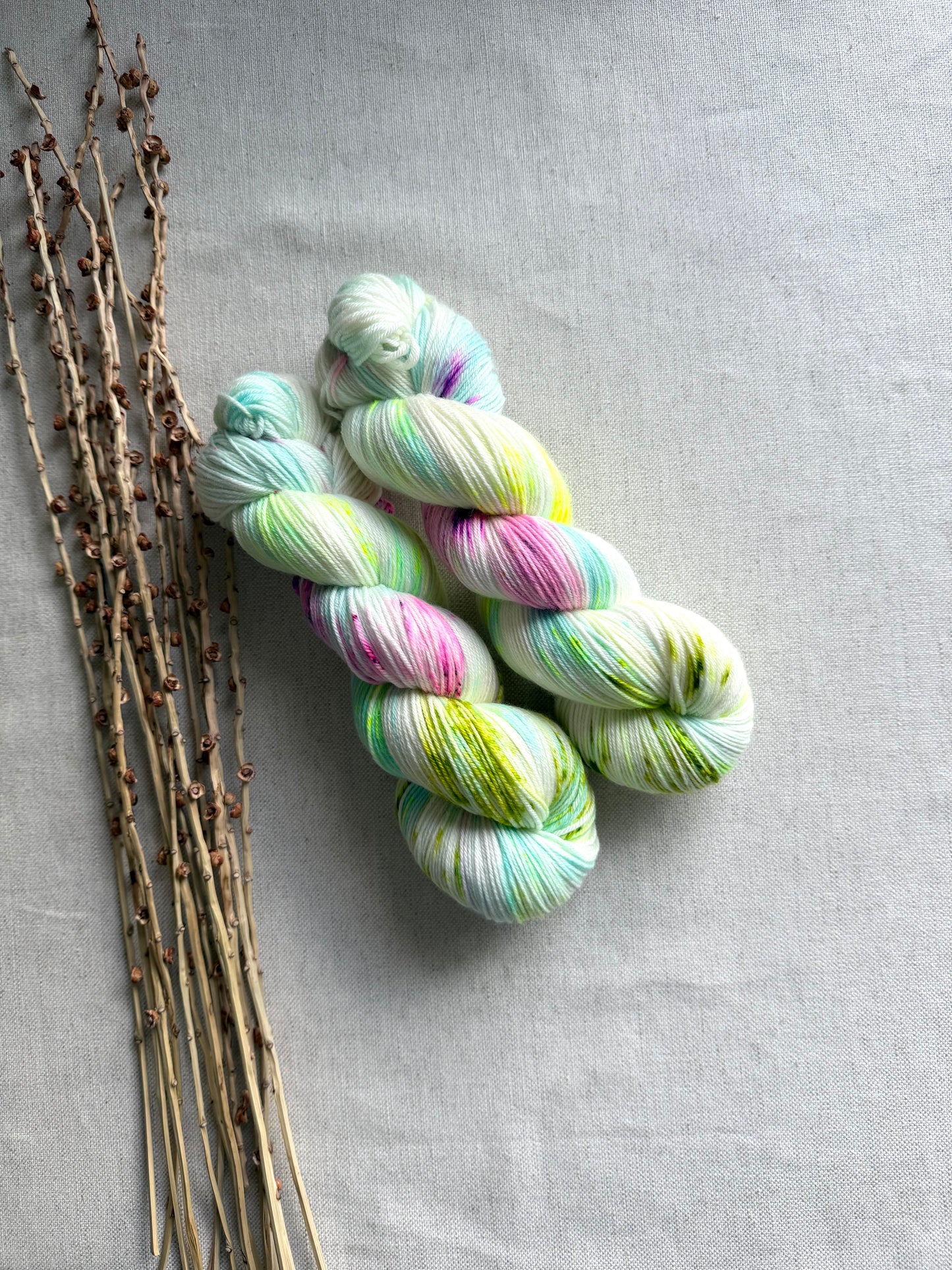 Limes & Watermelons 100g SW Merino Nylon
