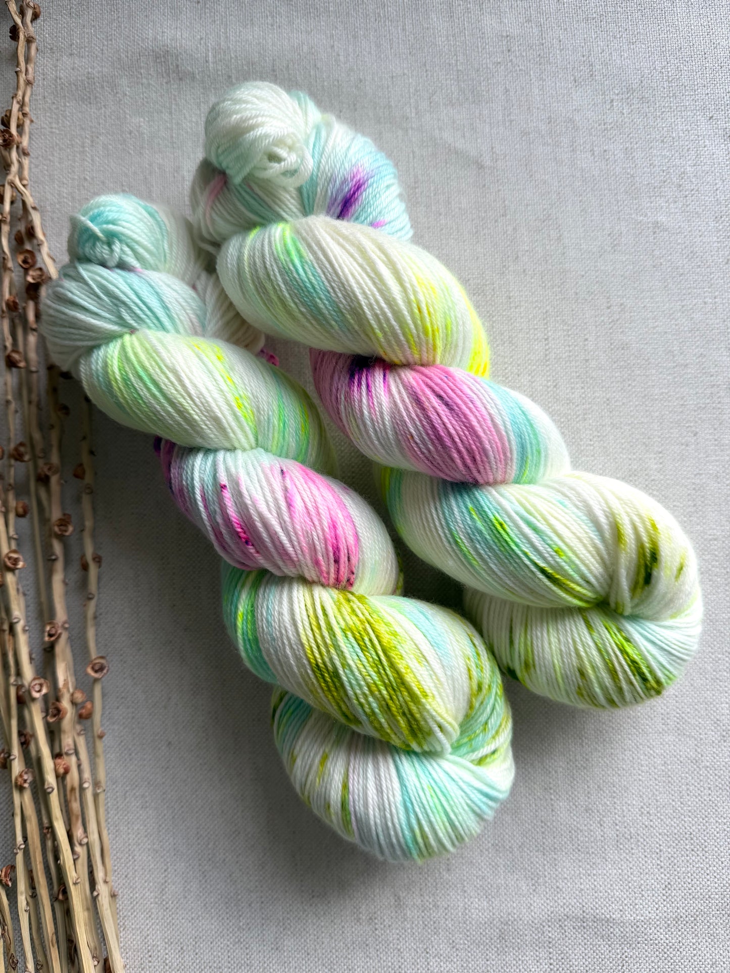 Limes & Watermelons 100g SW Merino Nylon