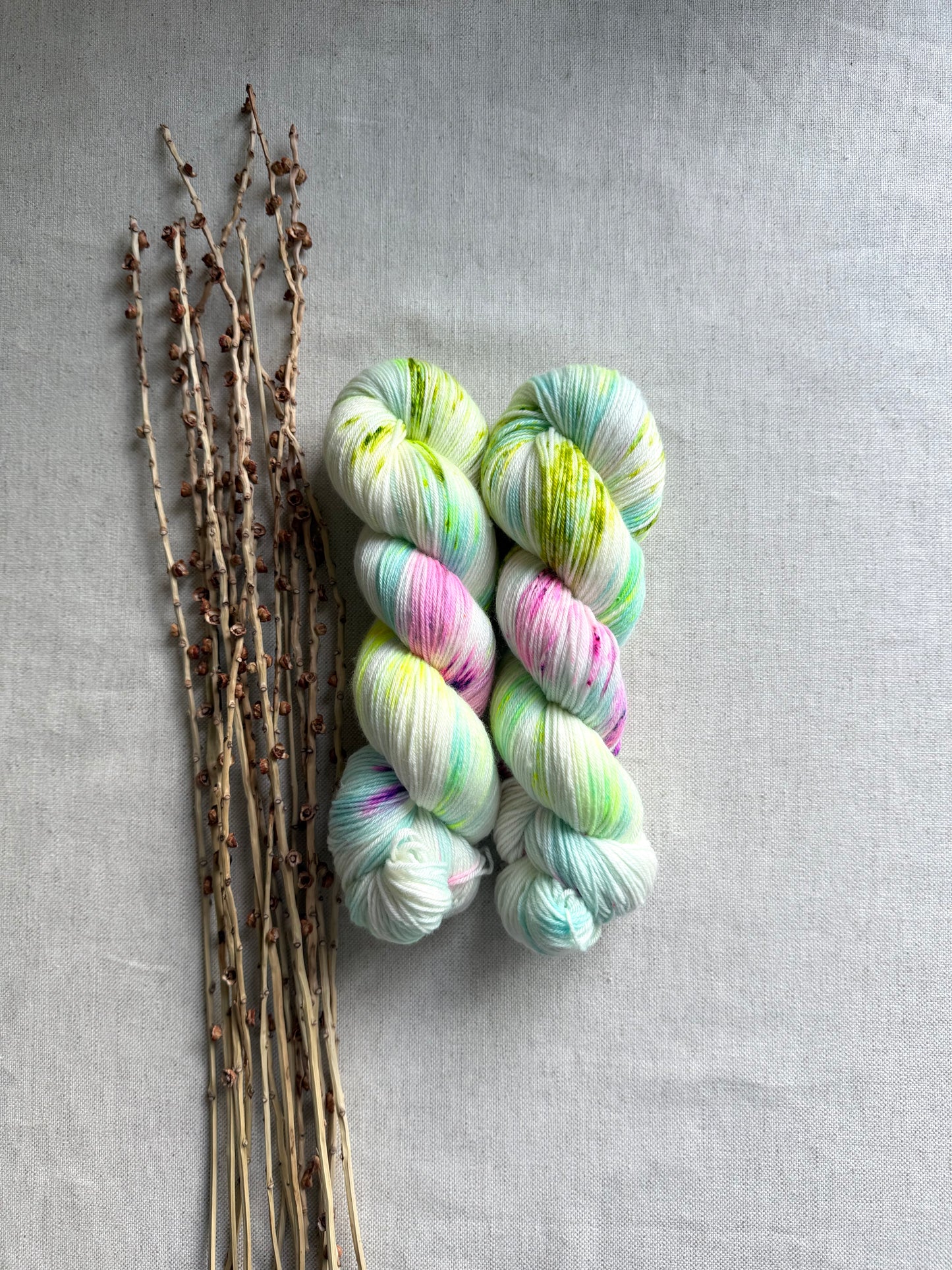 Limes & Watermelons 100g SW Merino Nylon