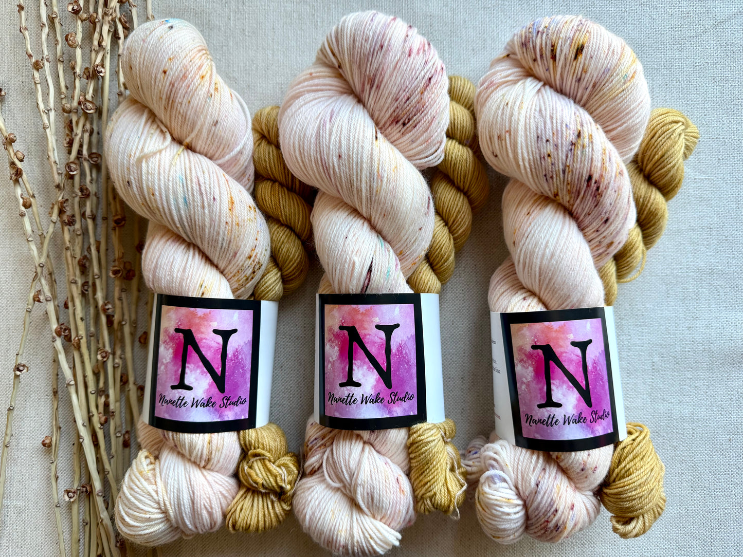 Marshmallow Creme Sock Set