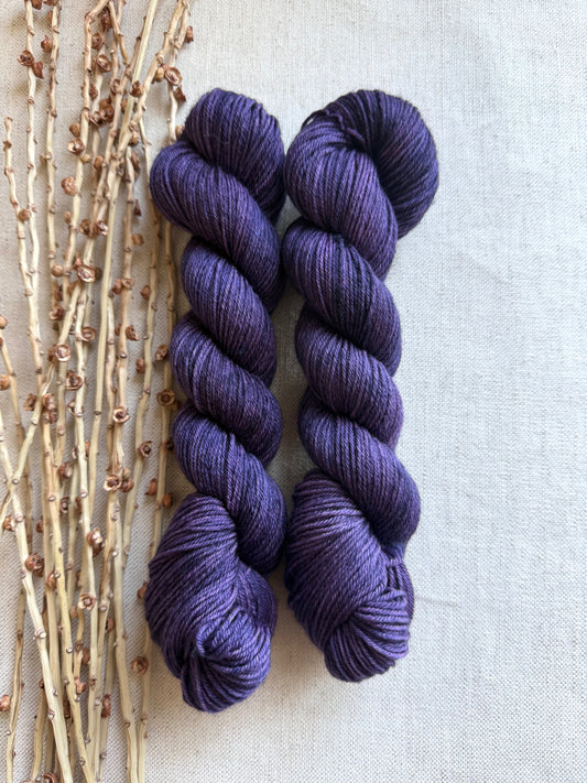 Dusty Purple SW Merino Nylon 50g Skein