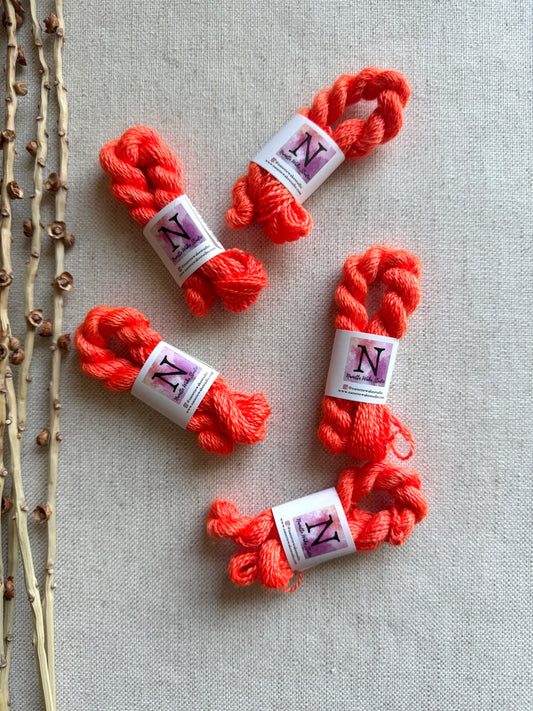 Neon Shrimp Embroidery Thread