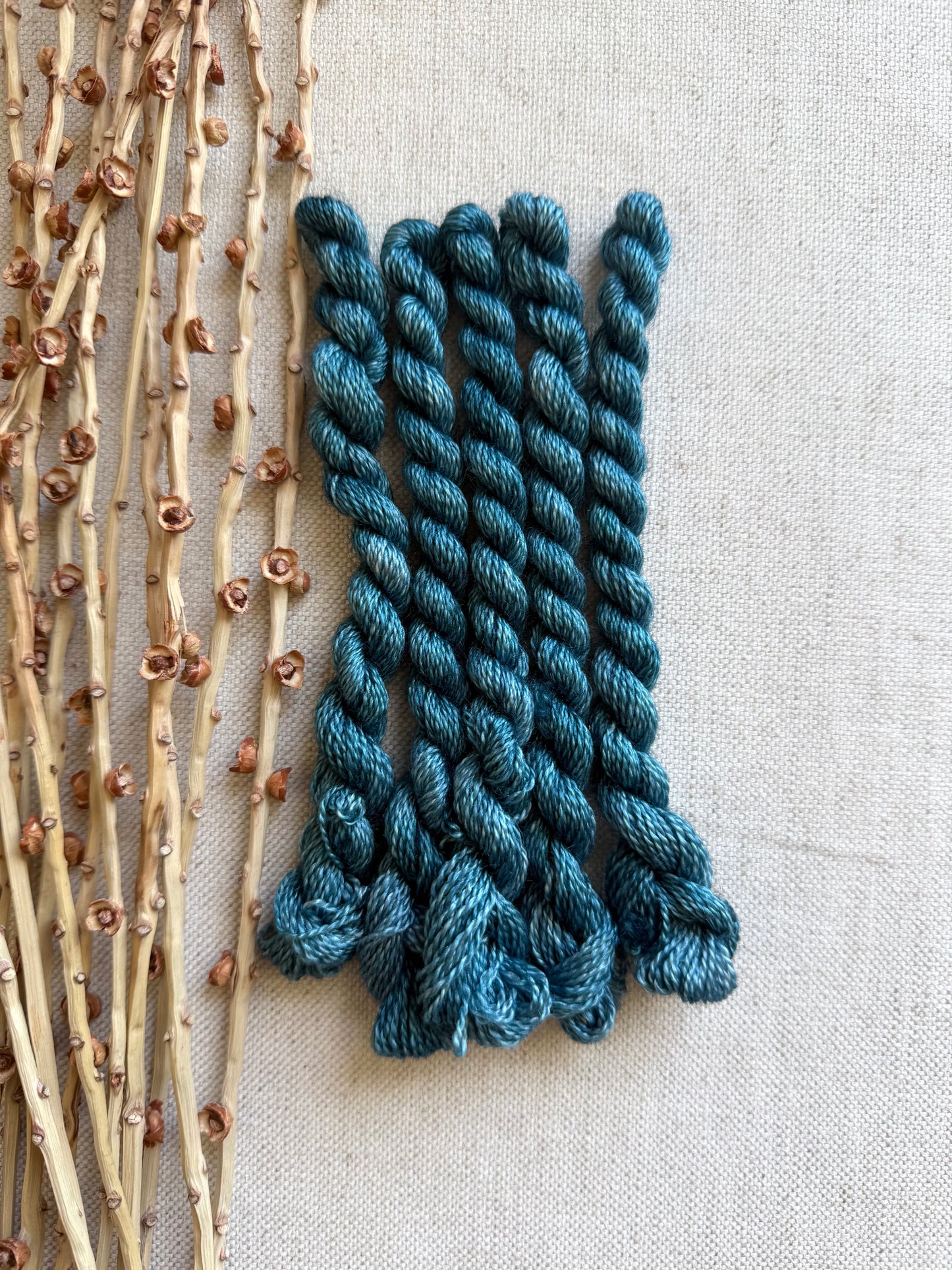 Teal Embroidery Thread