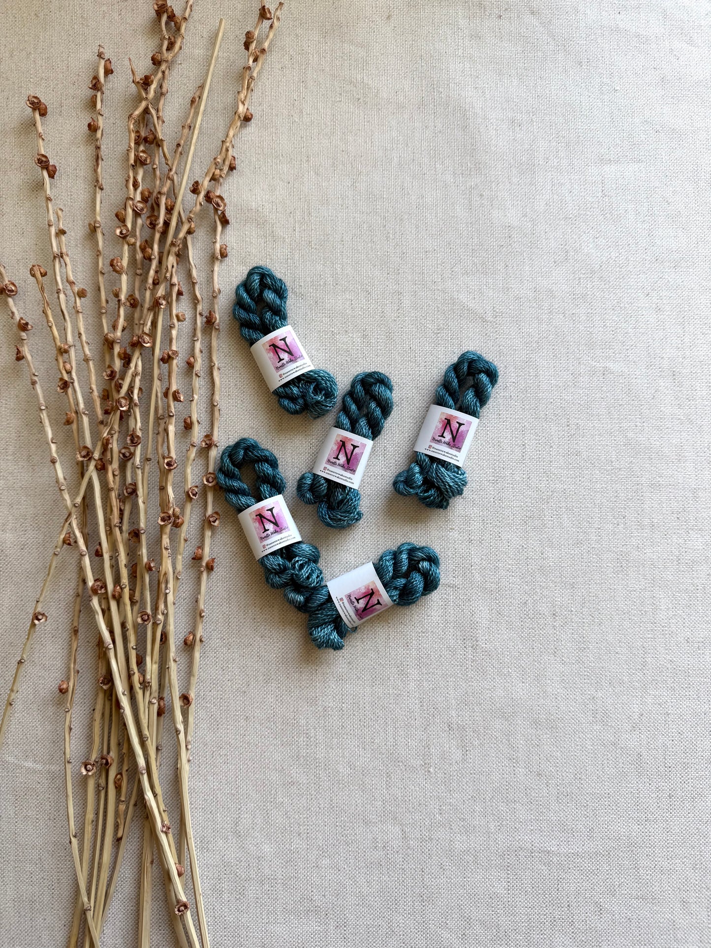 Teal Embroidery Thread