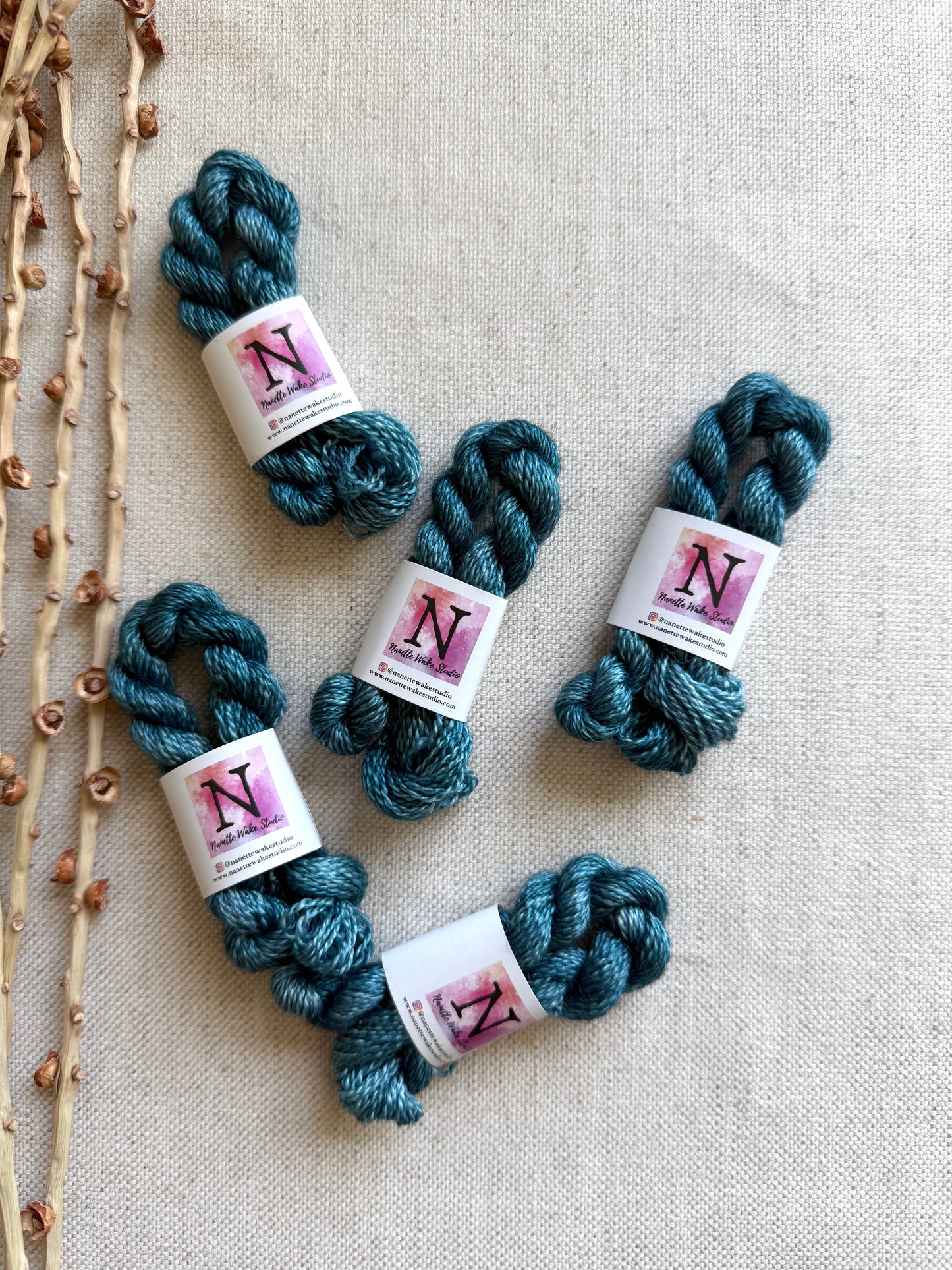 Teal Embroidery Thread