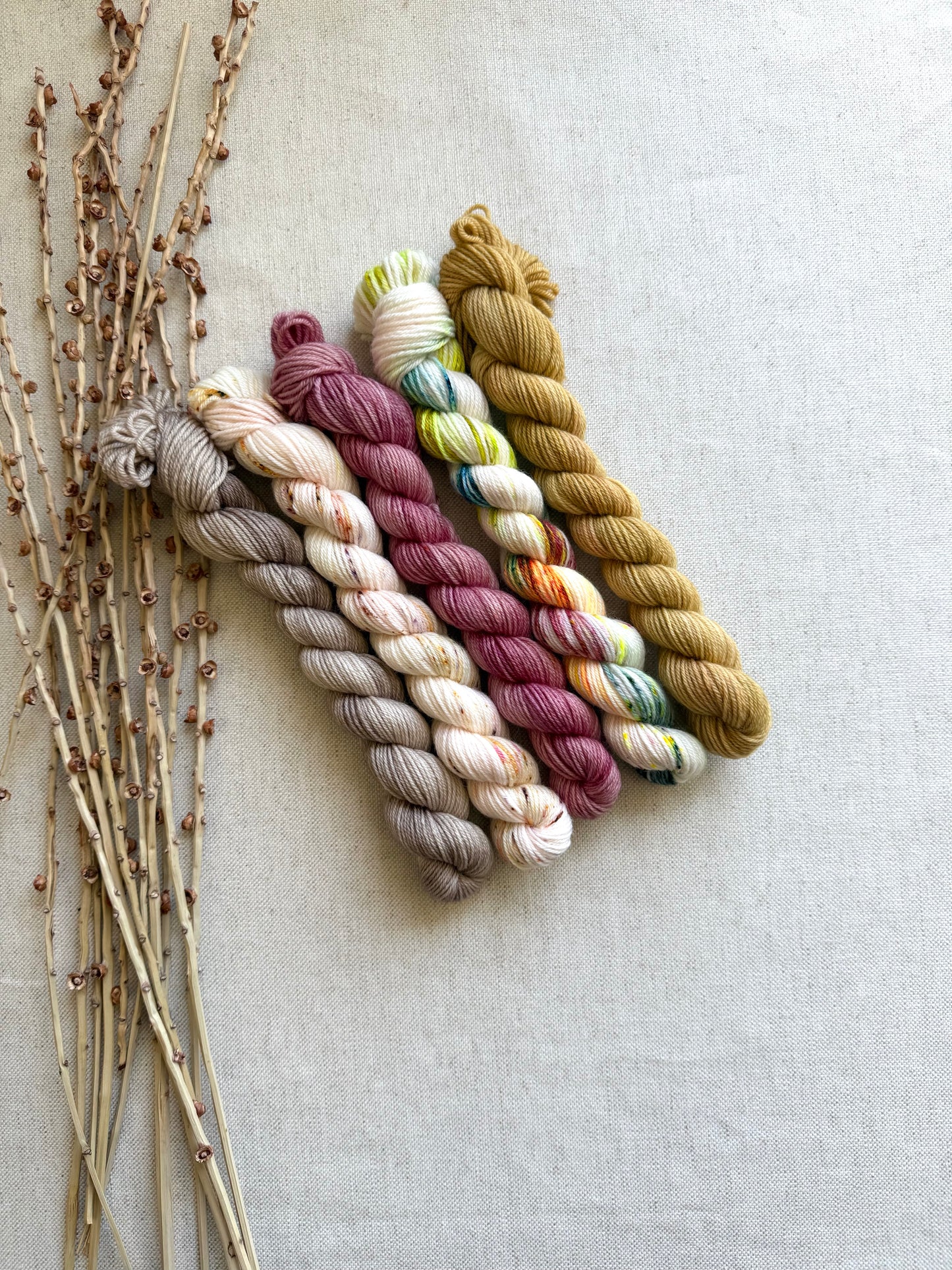 Grandma's Quilt - SW Merino Nylon Mini Skein Set