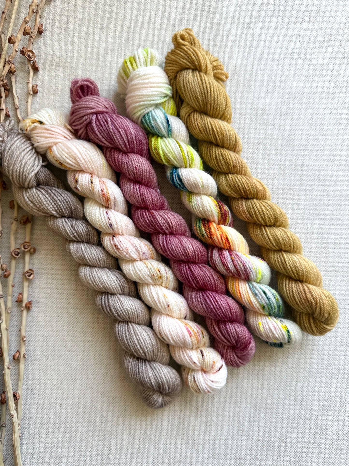 Grandma's Quilt - SW Merino Nylon Mini Skein Set