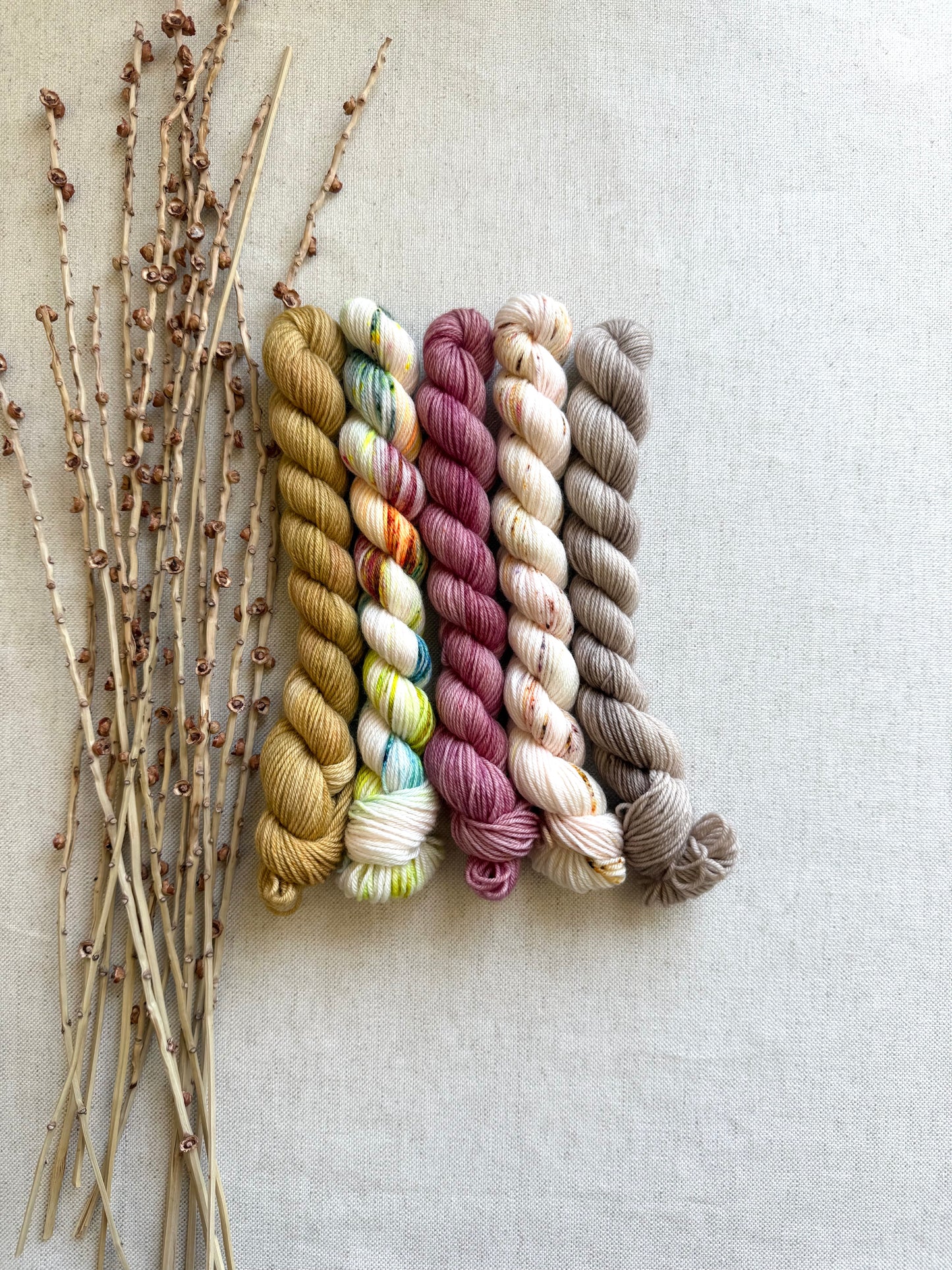 Grandma's Quilt - SW Merino Nylon Mini Skein Set