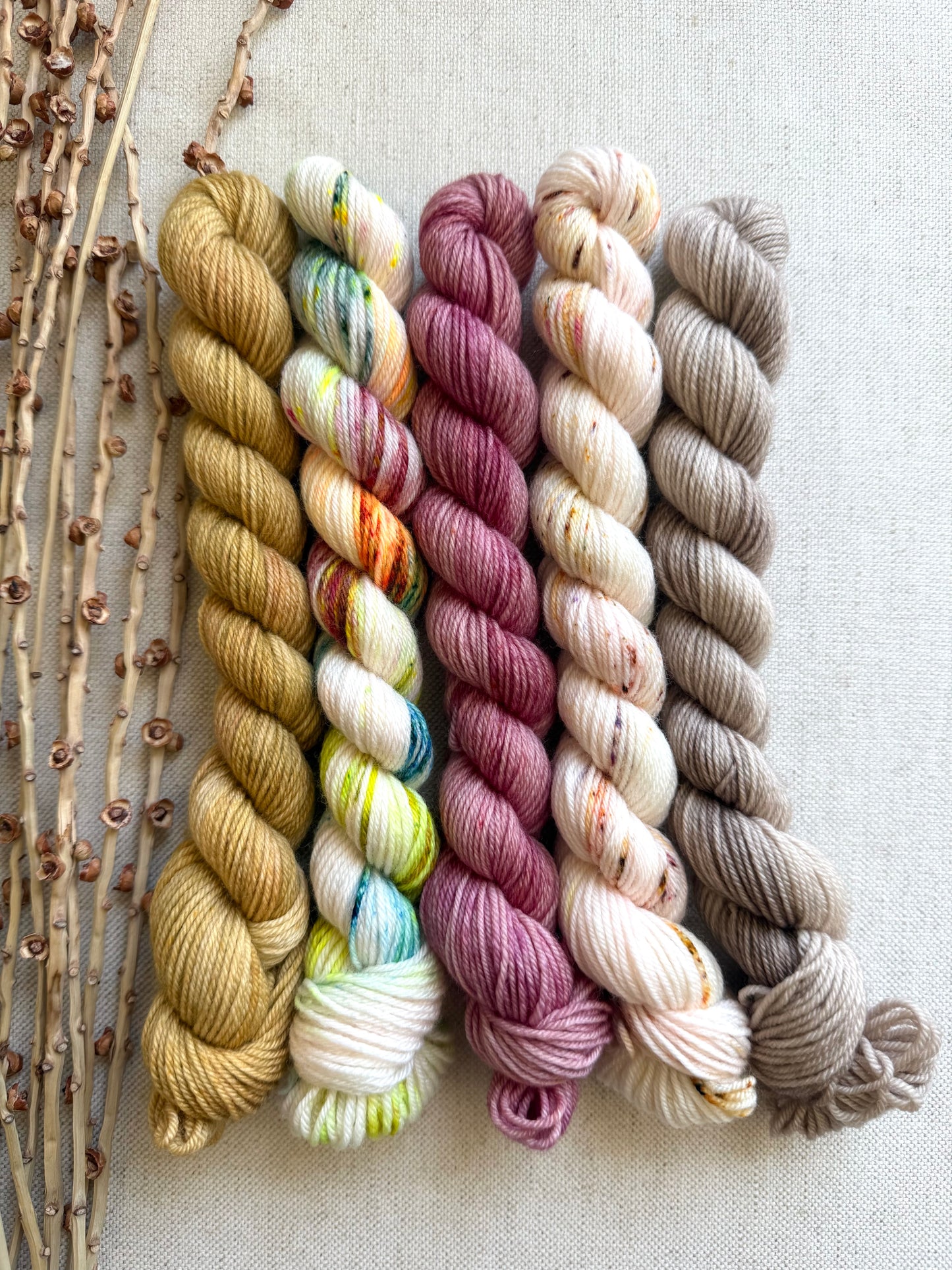Grandma's Quilt - SW Merino Nylon Mini Skein Set