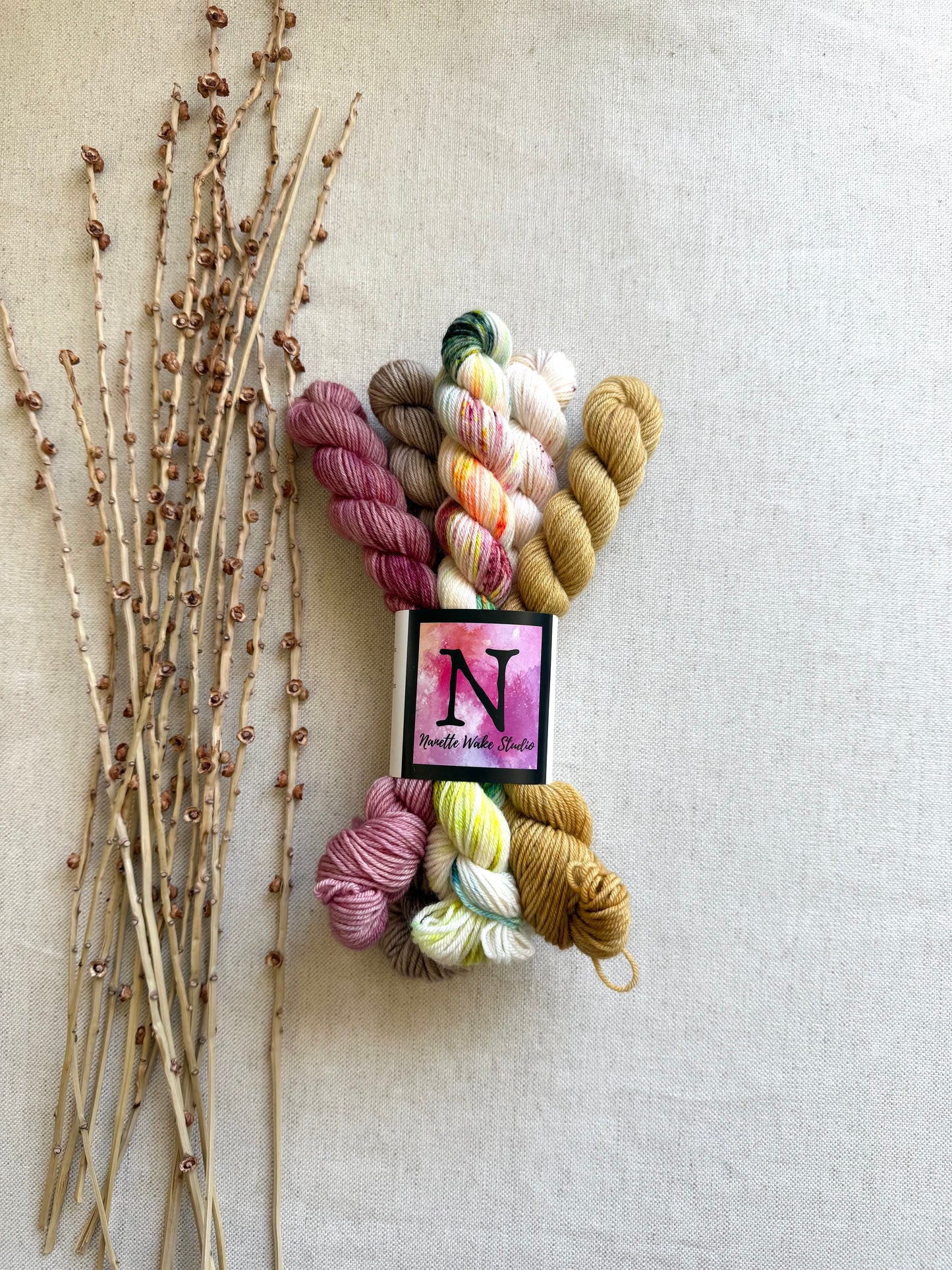 Grandma's Quilt - SW Merino Nylon Mini Skein Set