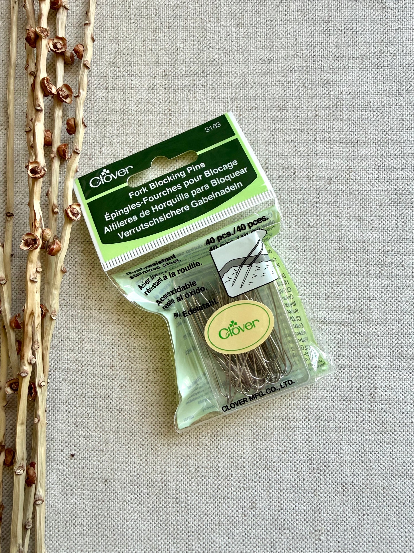 Clover Fork Blocking Pins