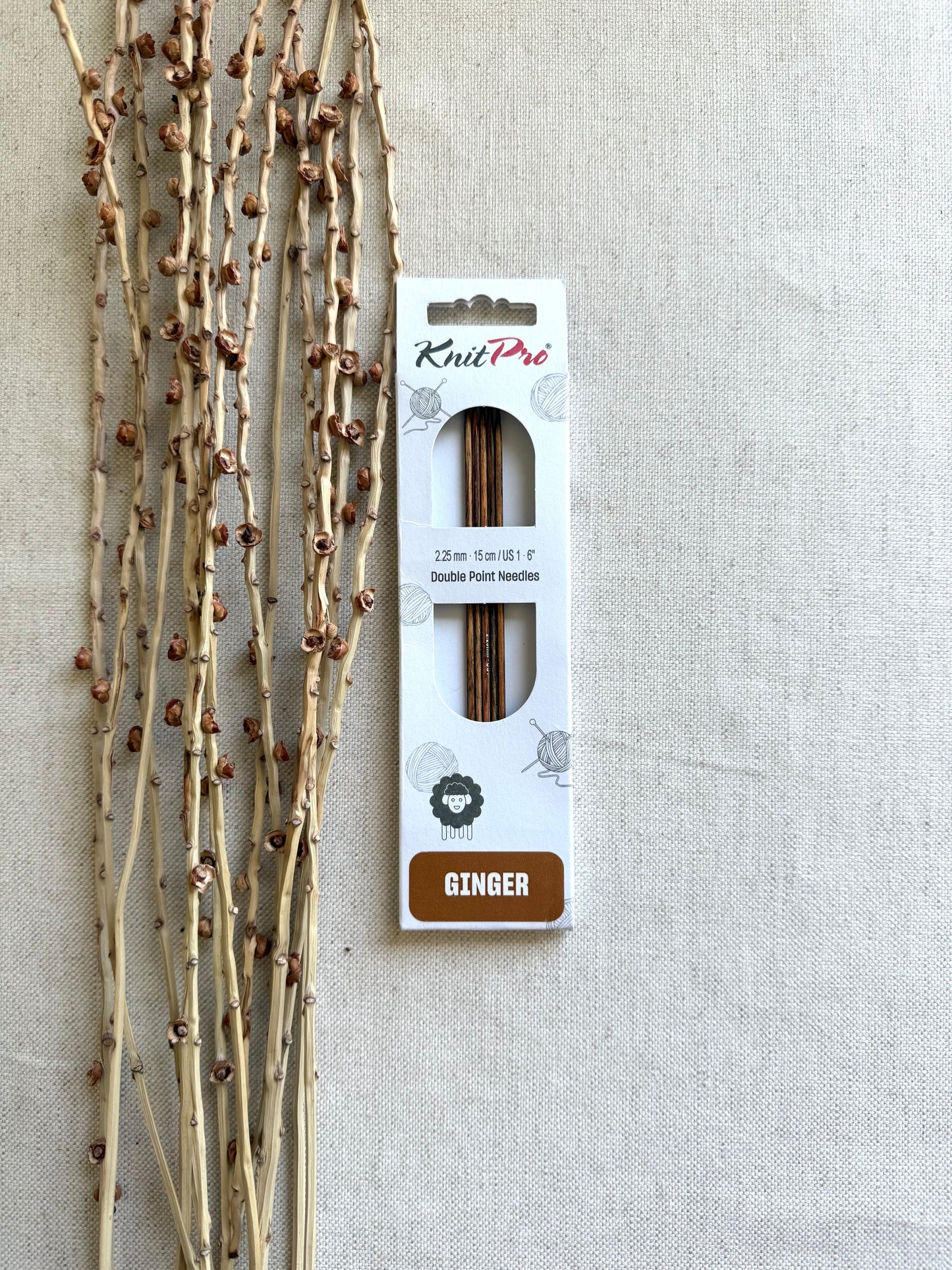KnitPro 6" Ginger Double Point Needles