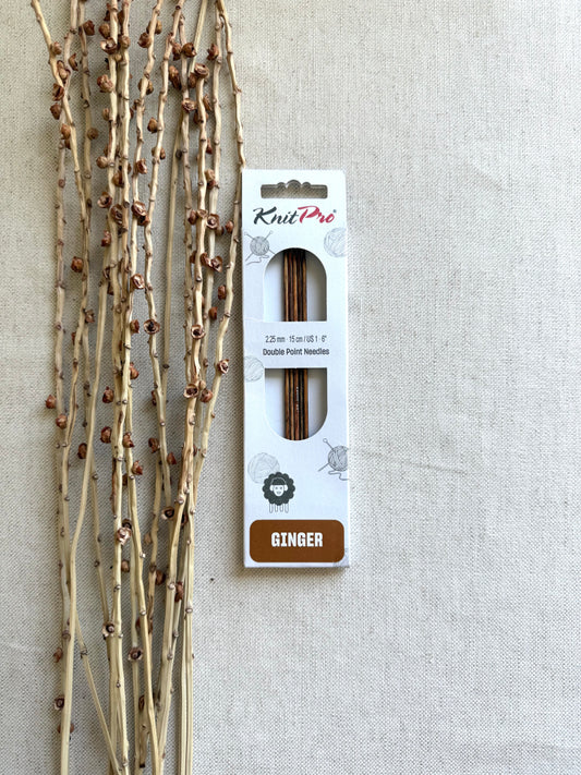 KnitPro 6" Ginger Double Point Needles