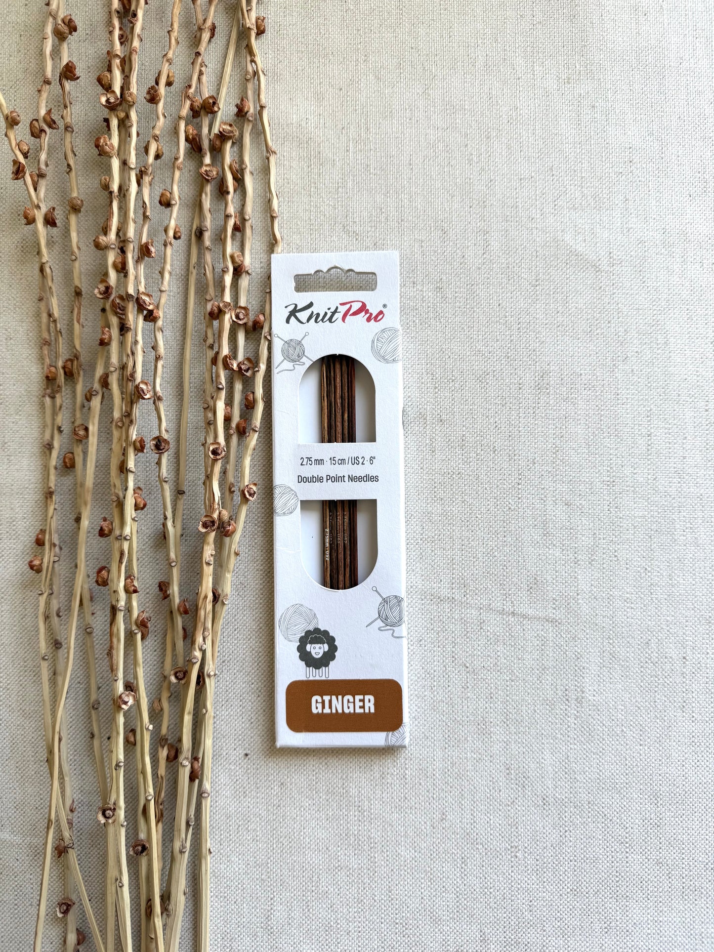 KnitPro 6" Ginger Double Point Needles