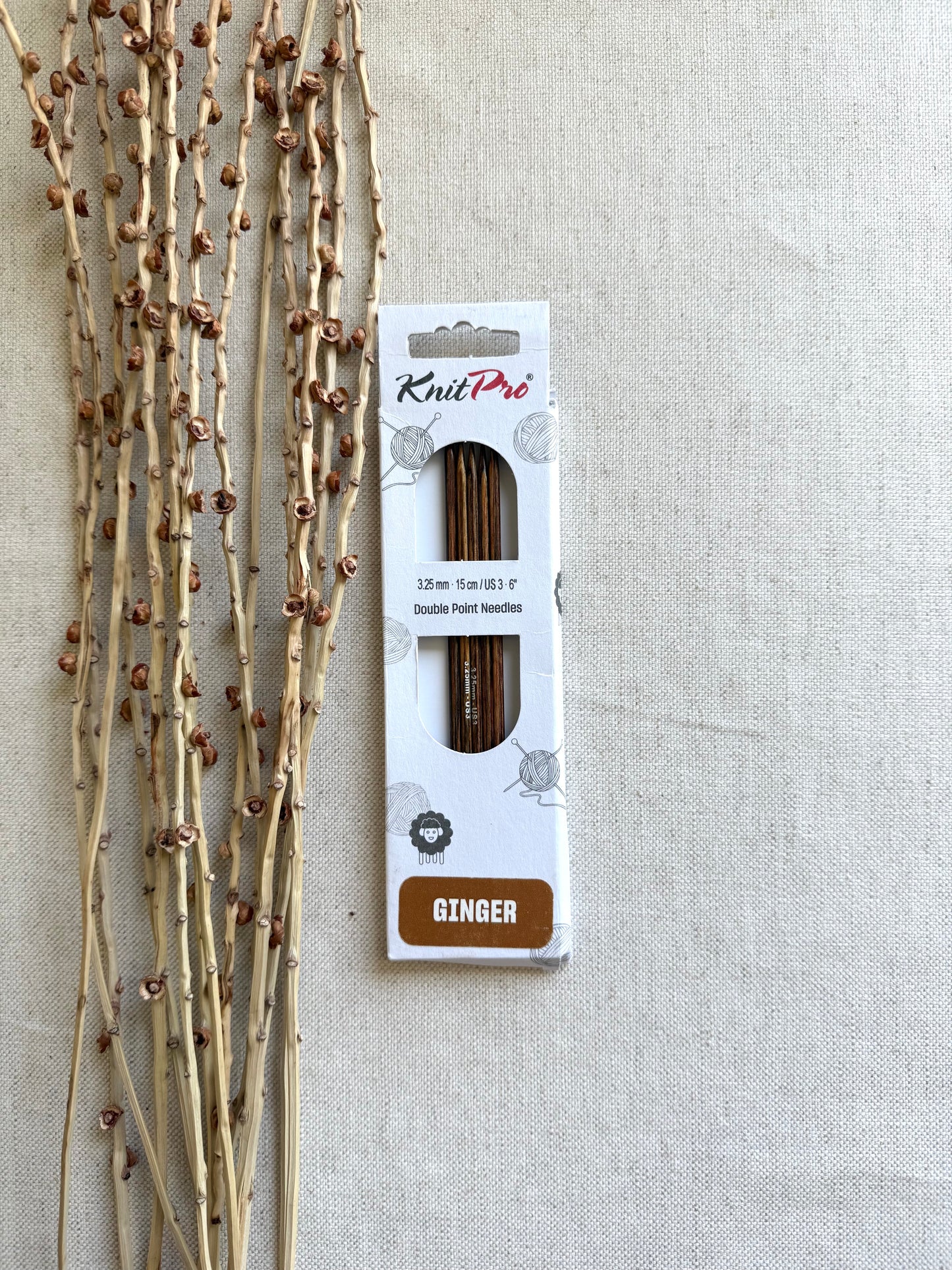 KnitPro 6" Ginger Double Point Needles