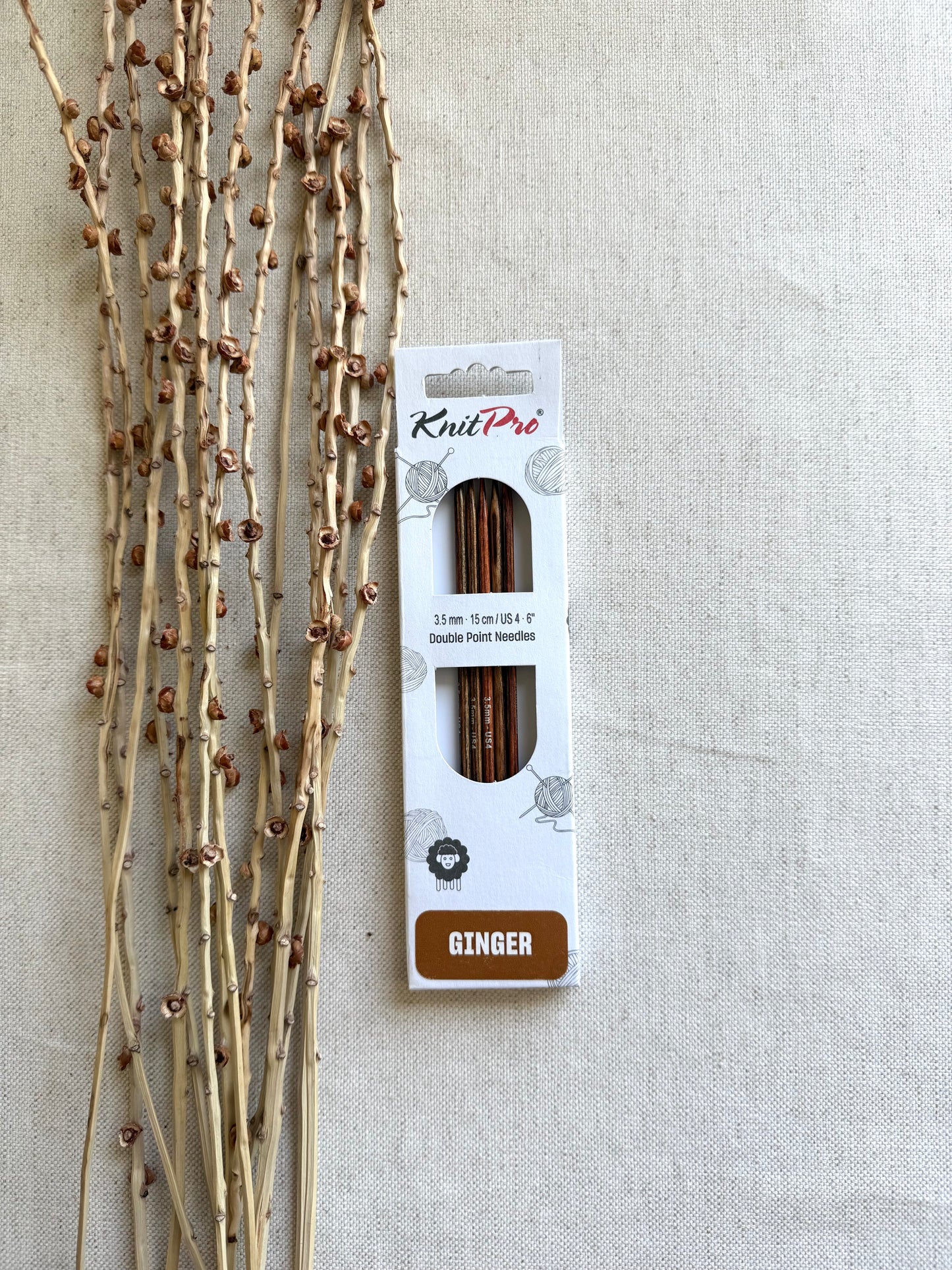 KnitPro 6" Ginger Double Point Needles
