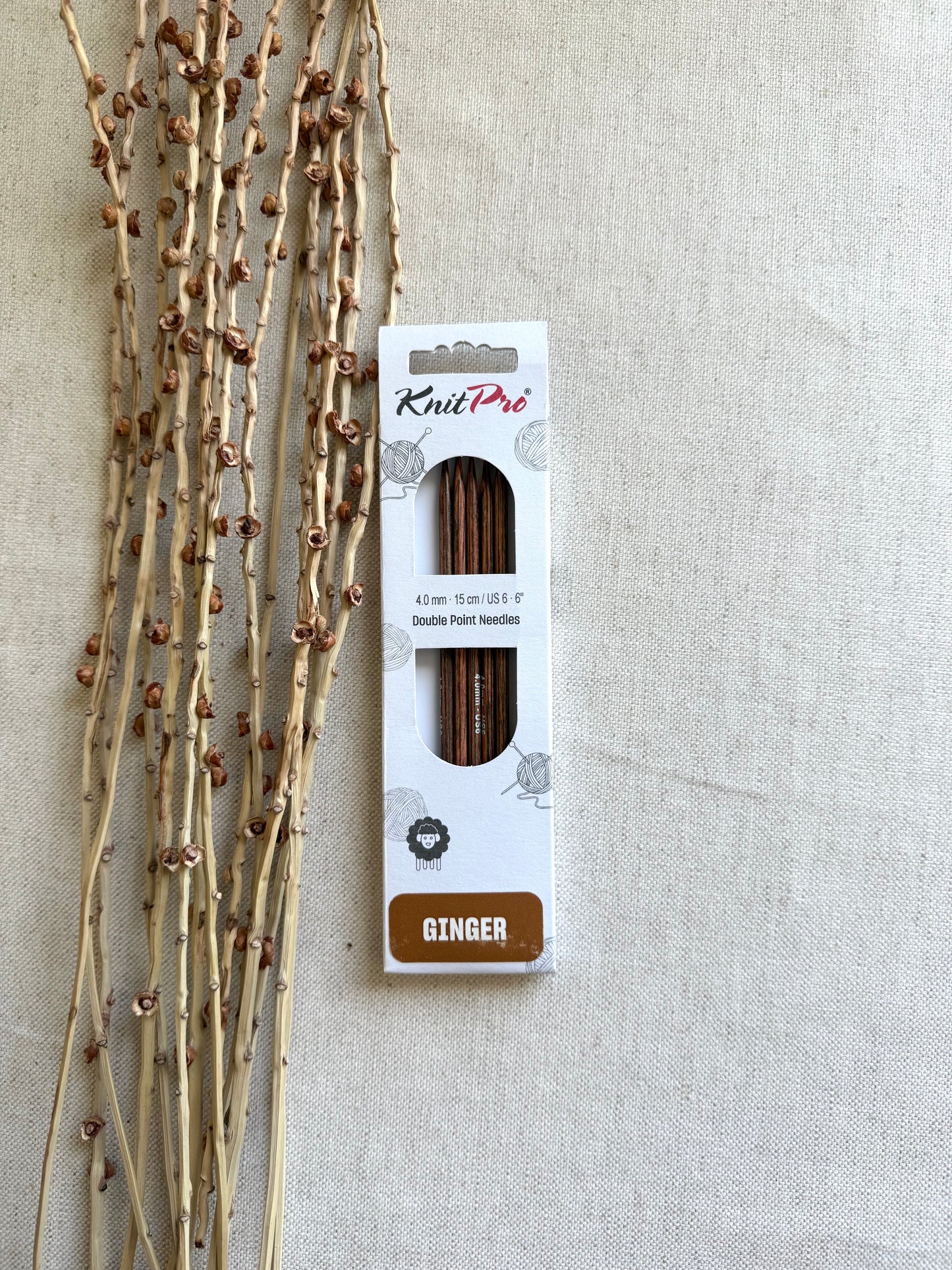 KnitPro 6" Ginger Double Point Needles