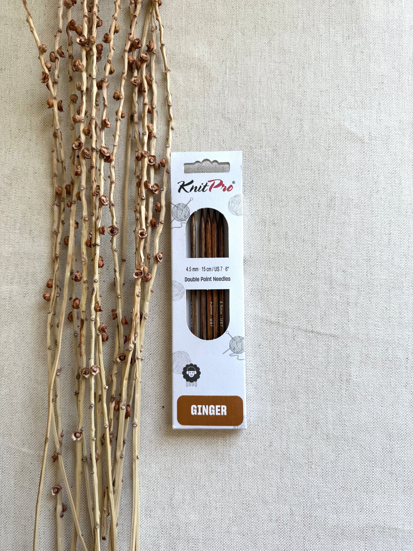 KnitPro 6" Ginger Double Point Needles