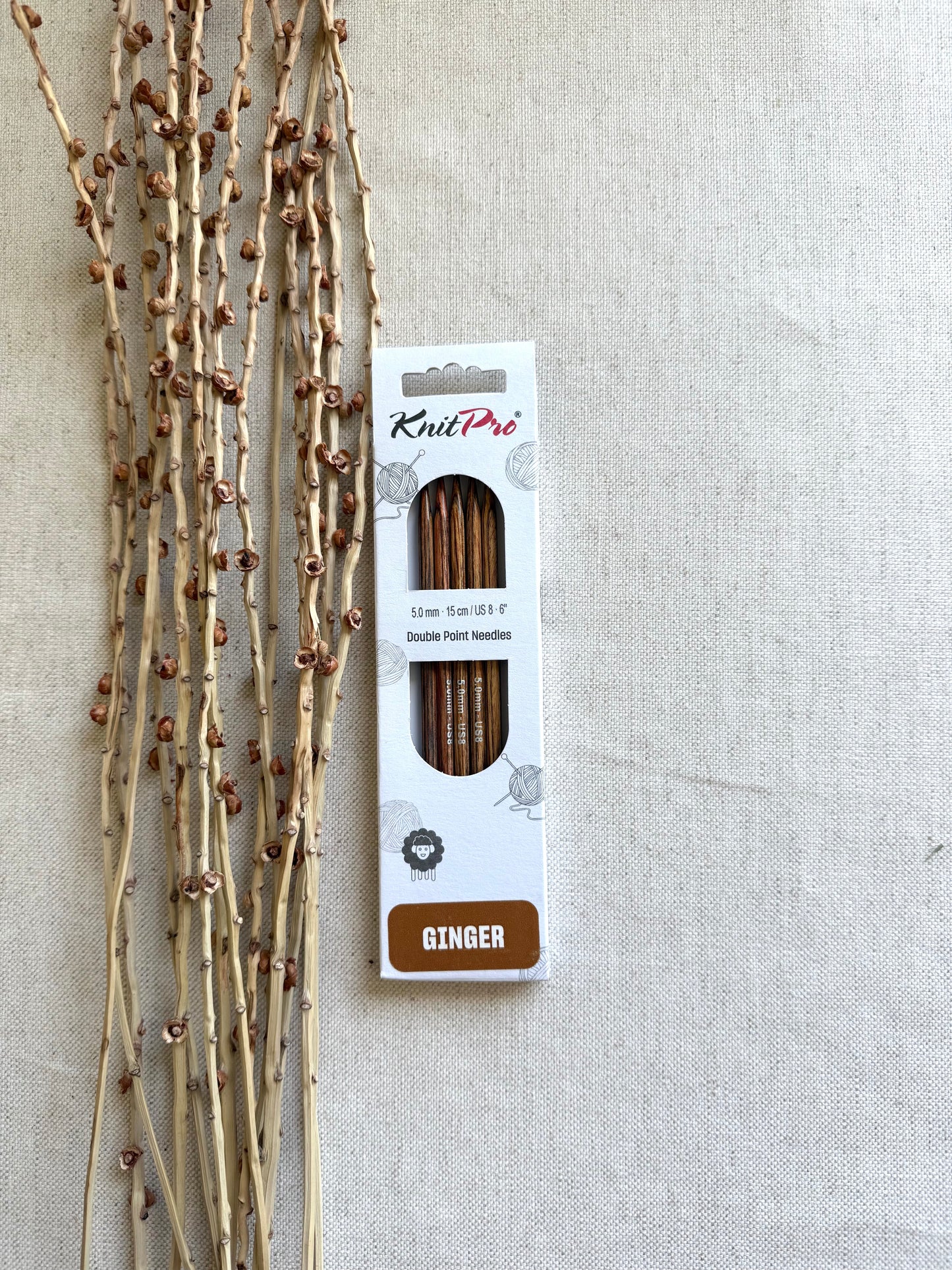 KnitPro 6" Ginger Double Point Needles