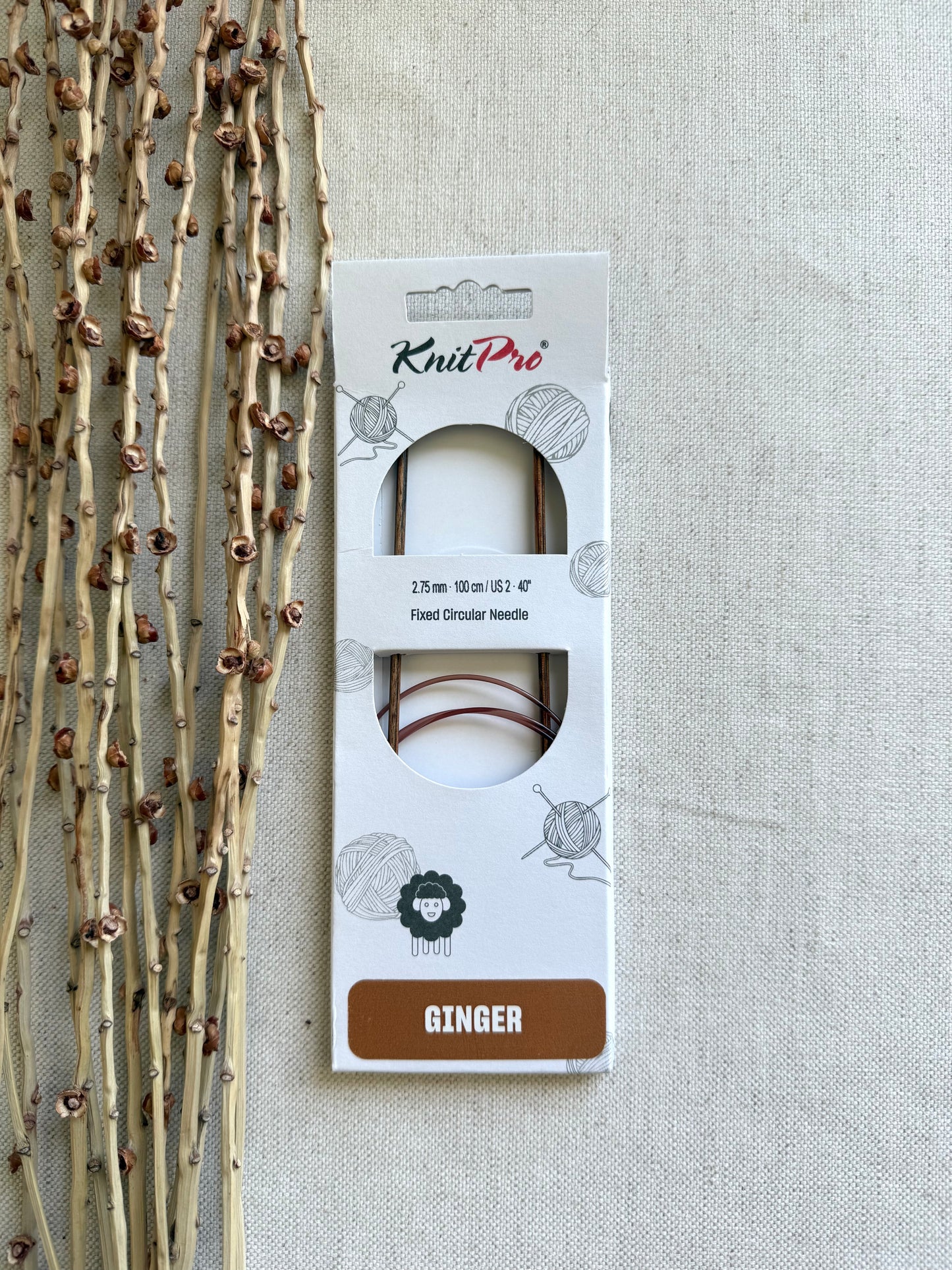 KnitPro Ginger Fixed Circular Needles
