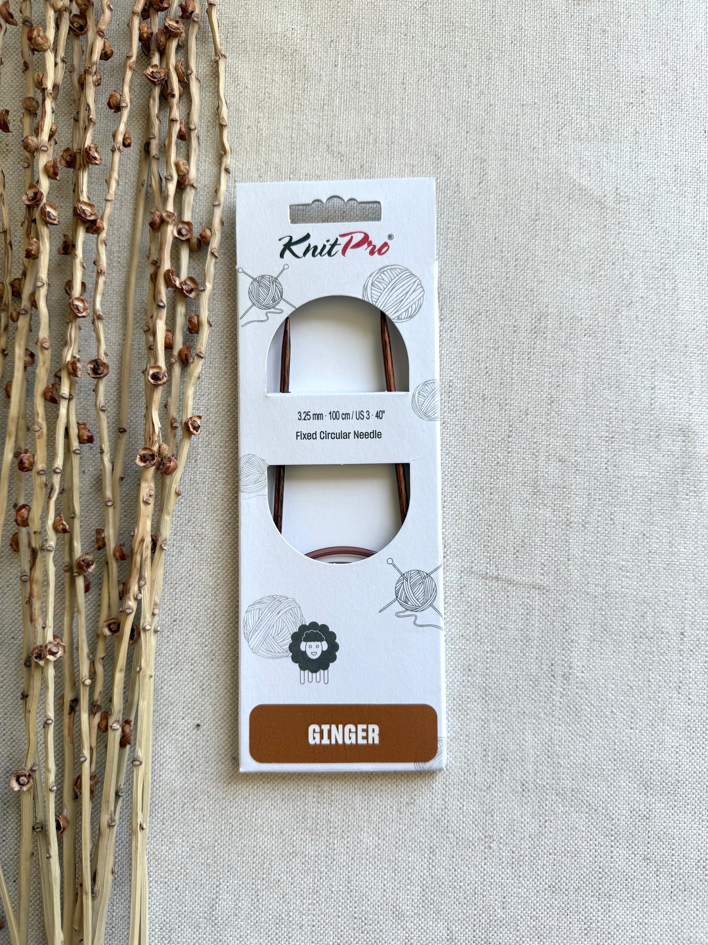 KnitPro Ginger Fixed Circular Needles