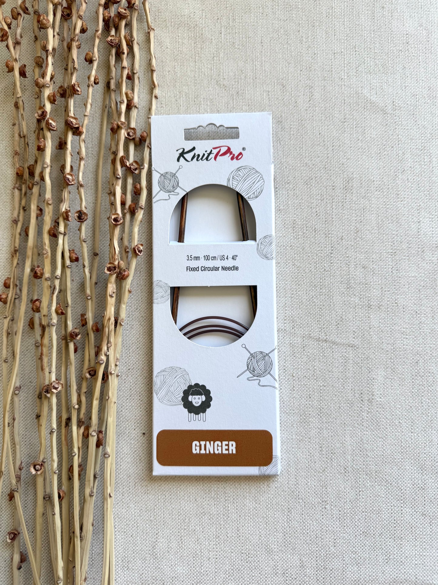 KnitPro Ginger Fixed Circular Needles
