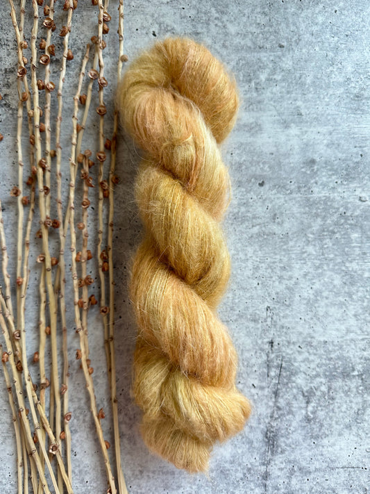 Wheat Suri Alpaca Silk