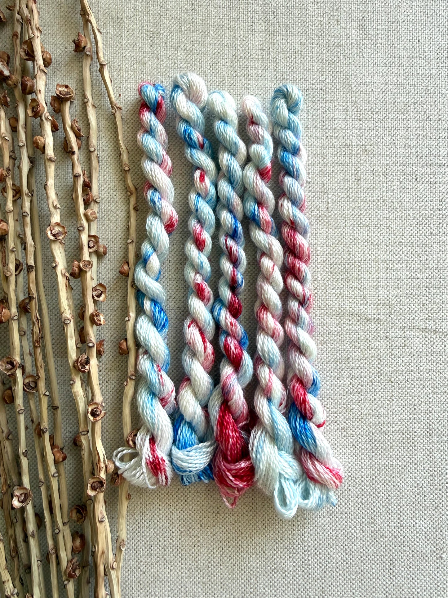 Patriotic Embroidery Thread