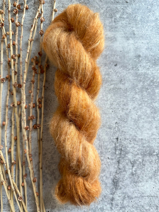Turmeric Suri Alpaca Silk