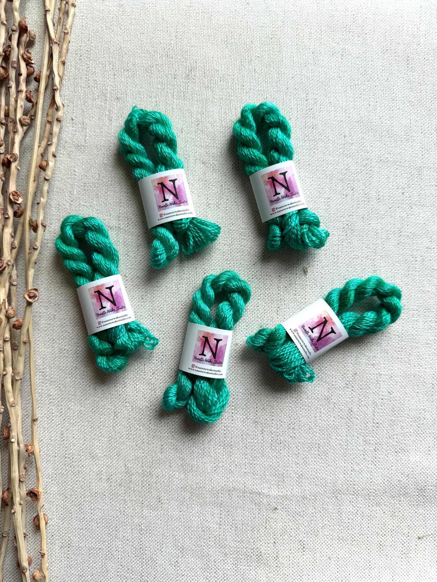 Shades Of Tiffany Embroidery Thread