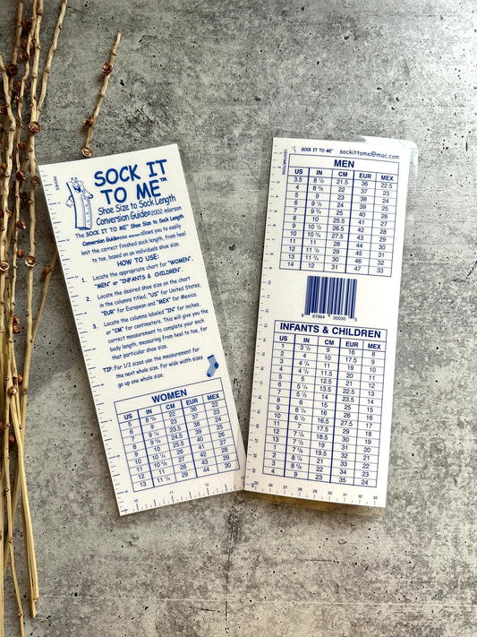 Sock It To Me Conversion Chart