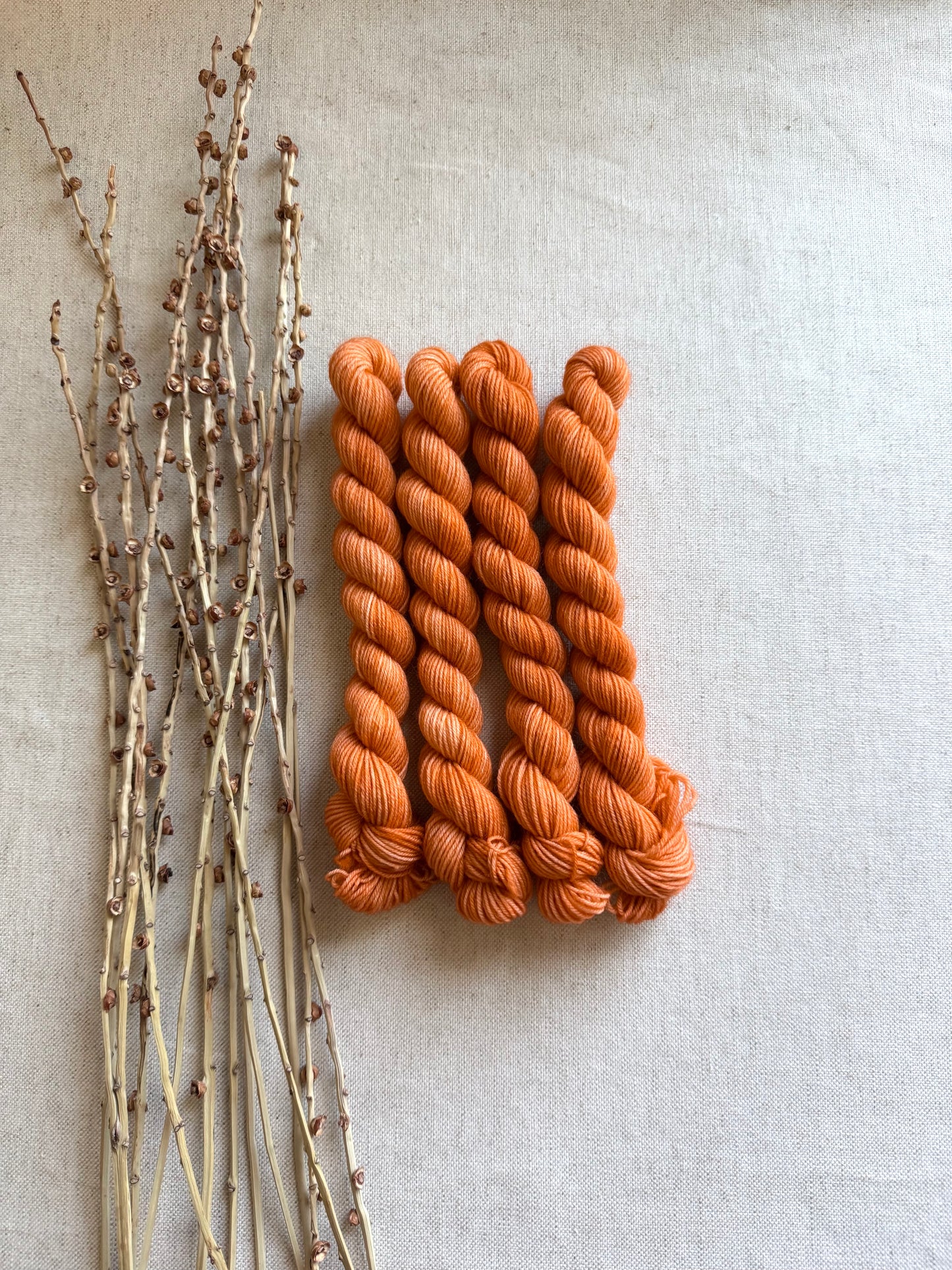 Squash - SW Wool Recycled Nylon Mini Skein