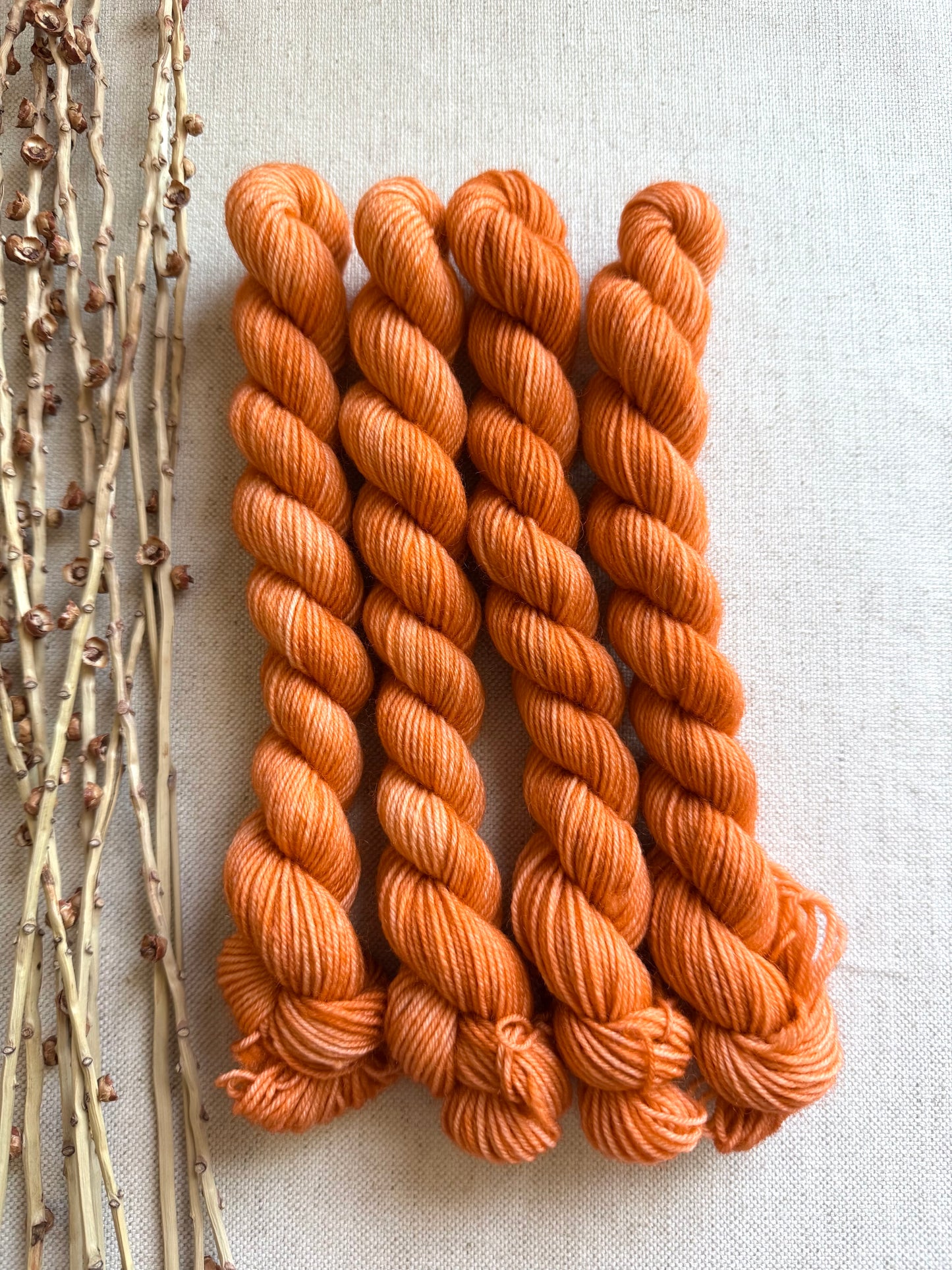 Squash - SW Wool Recycled Nylon Mini Skein