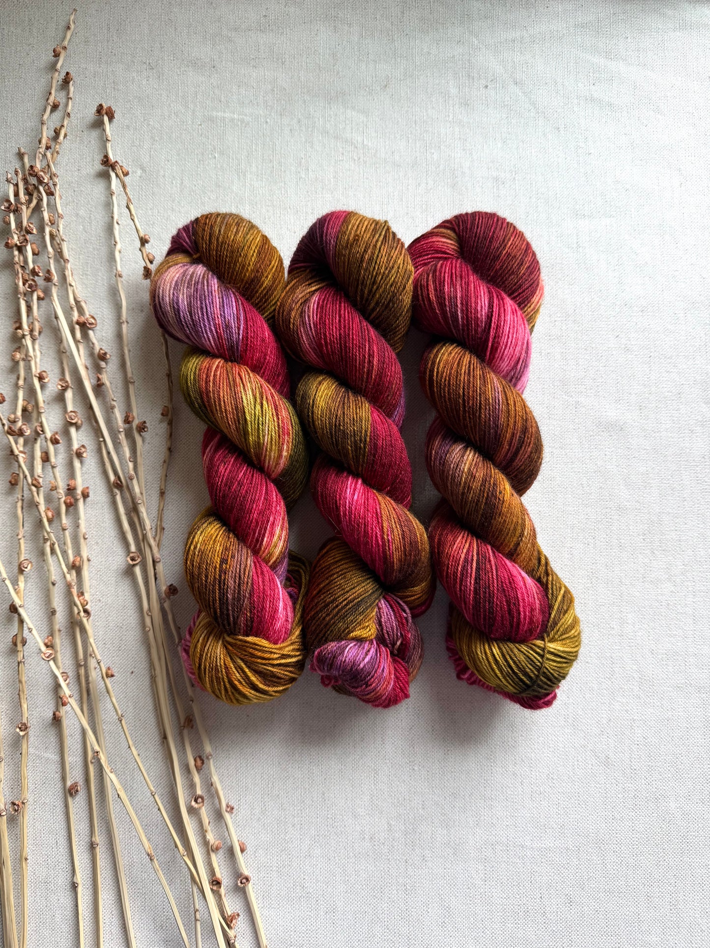 Cranberry Salad - SW Wool Recycled Nylon 100g