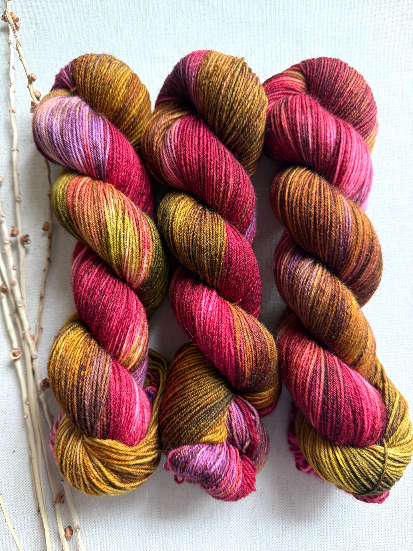 Cranberry Salad - SW Wool Recycled Nylon 100g