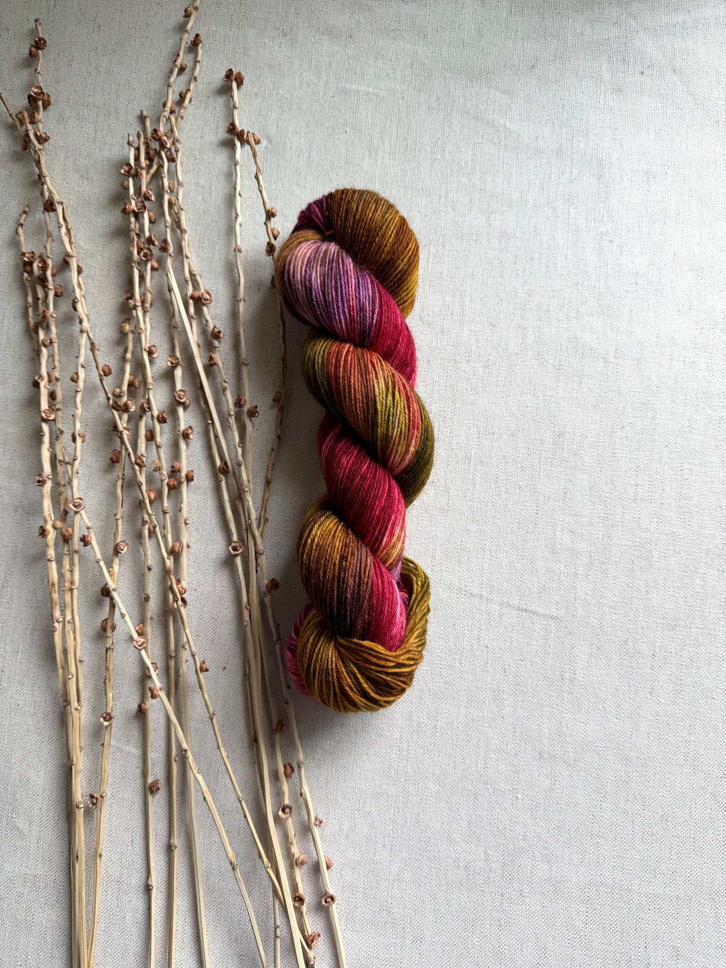 Cranberry Salad - SW Wool Recycled Nylon 100g