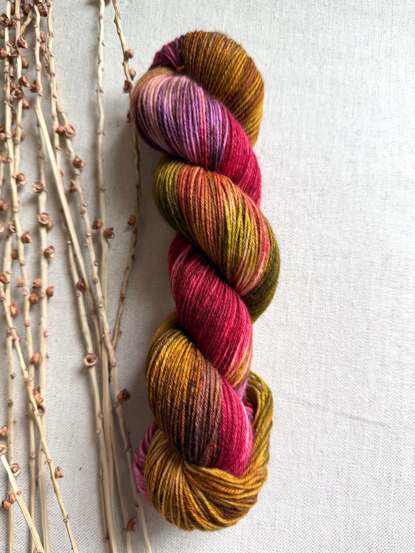 Cranberry Salad - SW Wool Recycled Nylon 100g