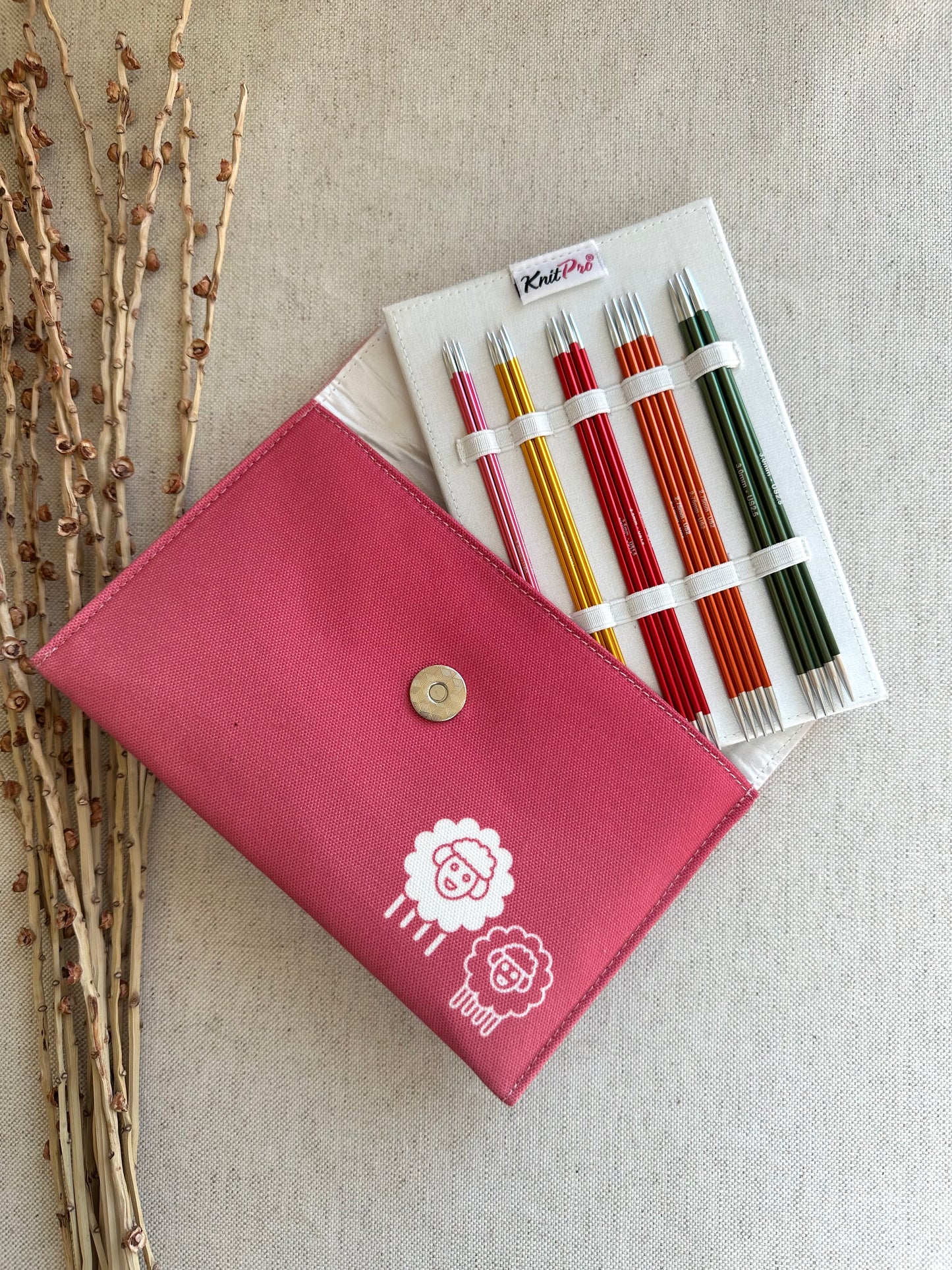 KnitPro Zing Deluxe Double Pointed Knitting Needle Sets