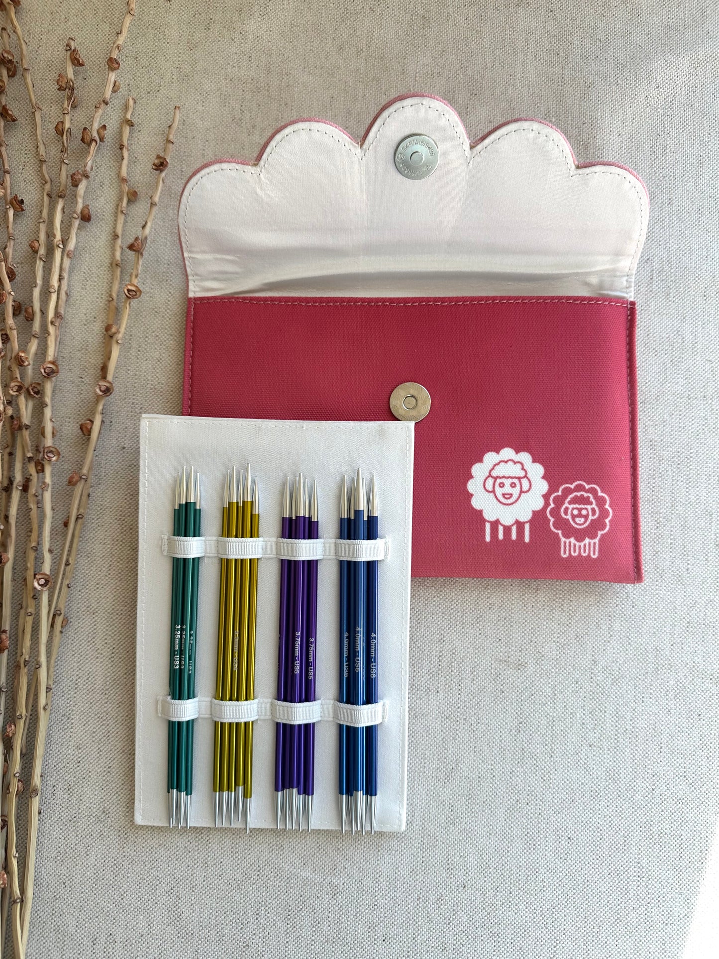 KnitPro Zing Deluxe Double Pointed Knitting Needle Sets