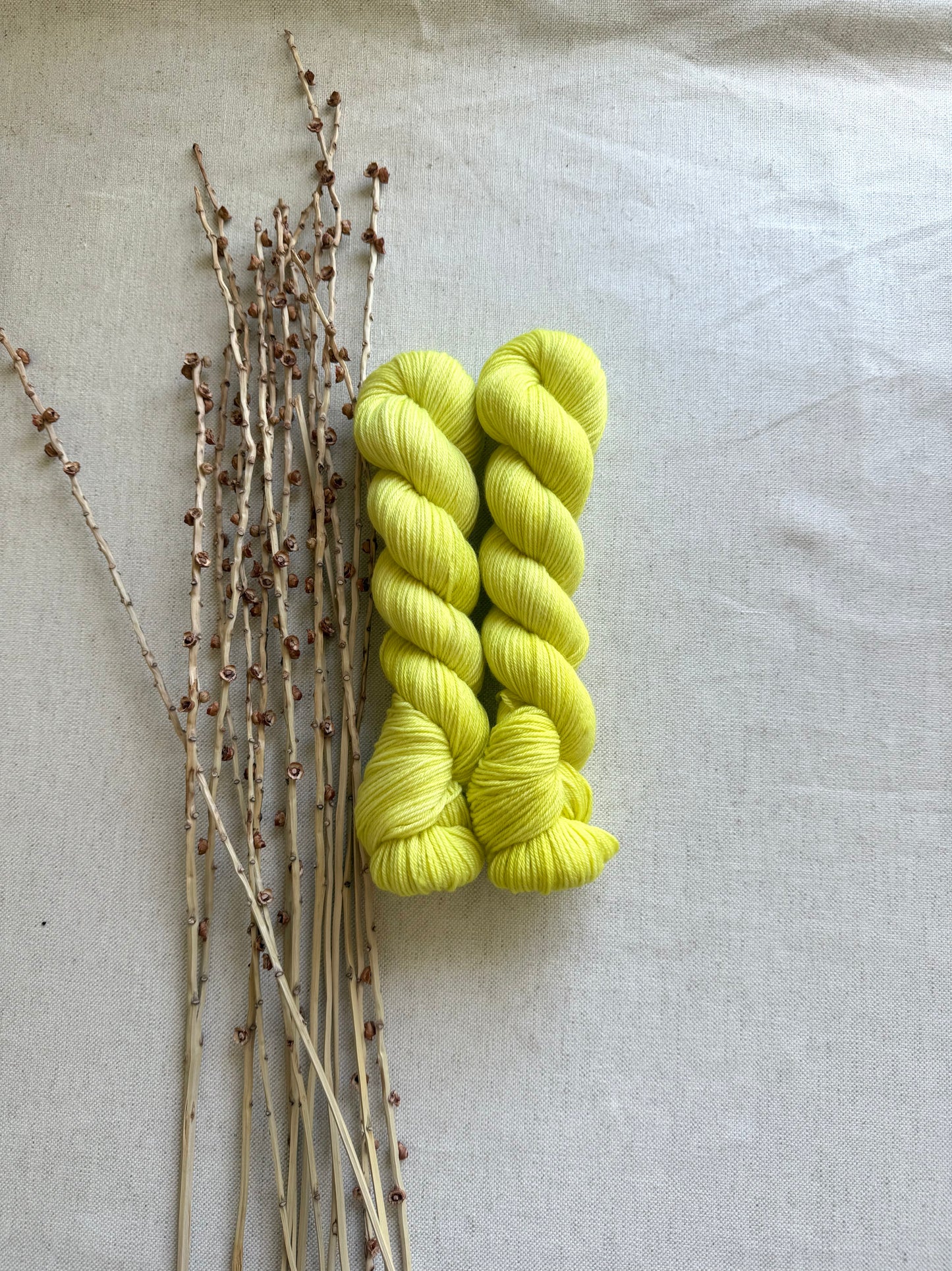 Lemon Lime SW Merino Nylon 50g
