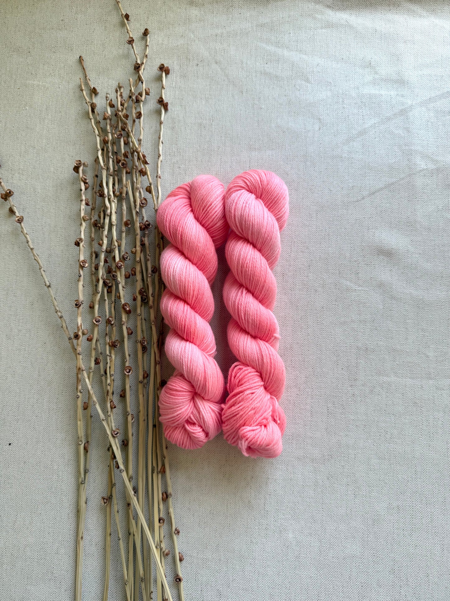 Neon Melon 50g SW Merino Nylon Yarn