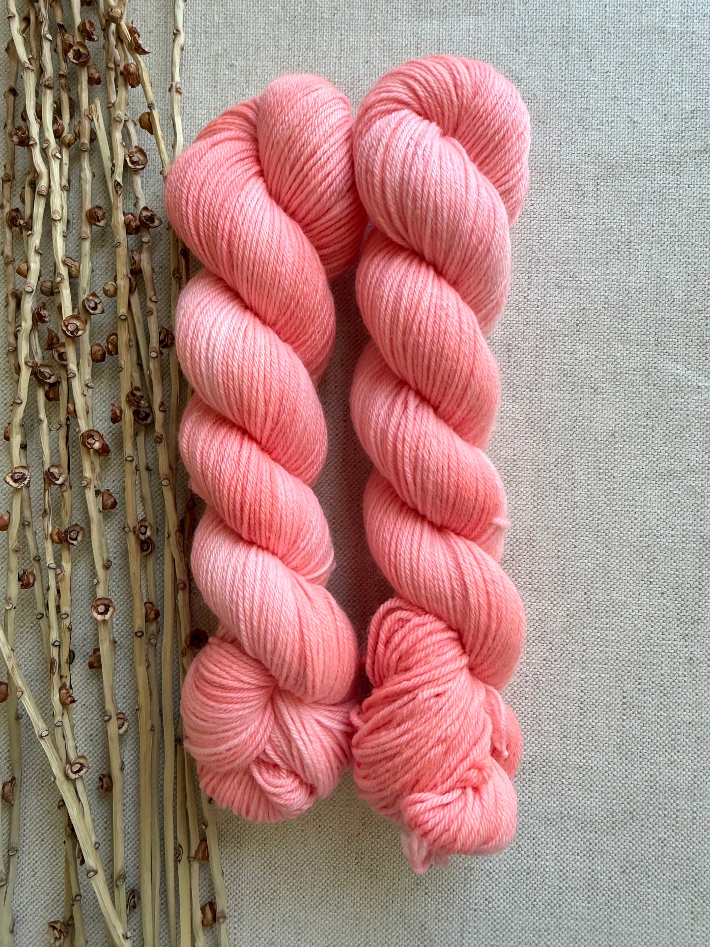 Neon Melon 50g SW Merino Nylon Yarn