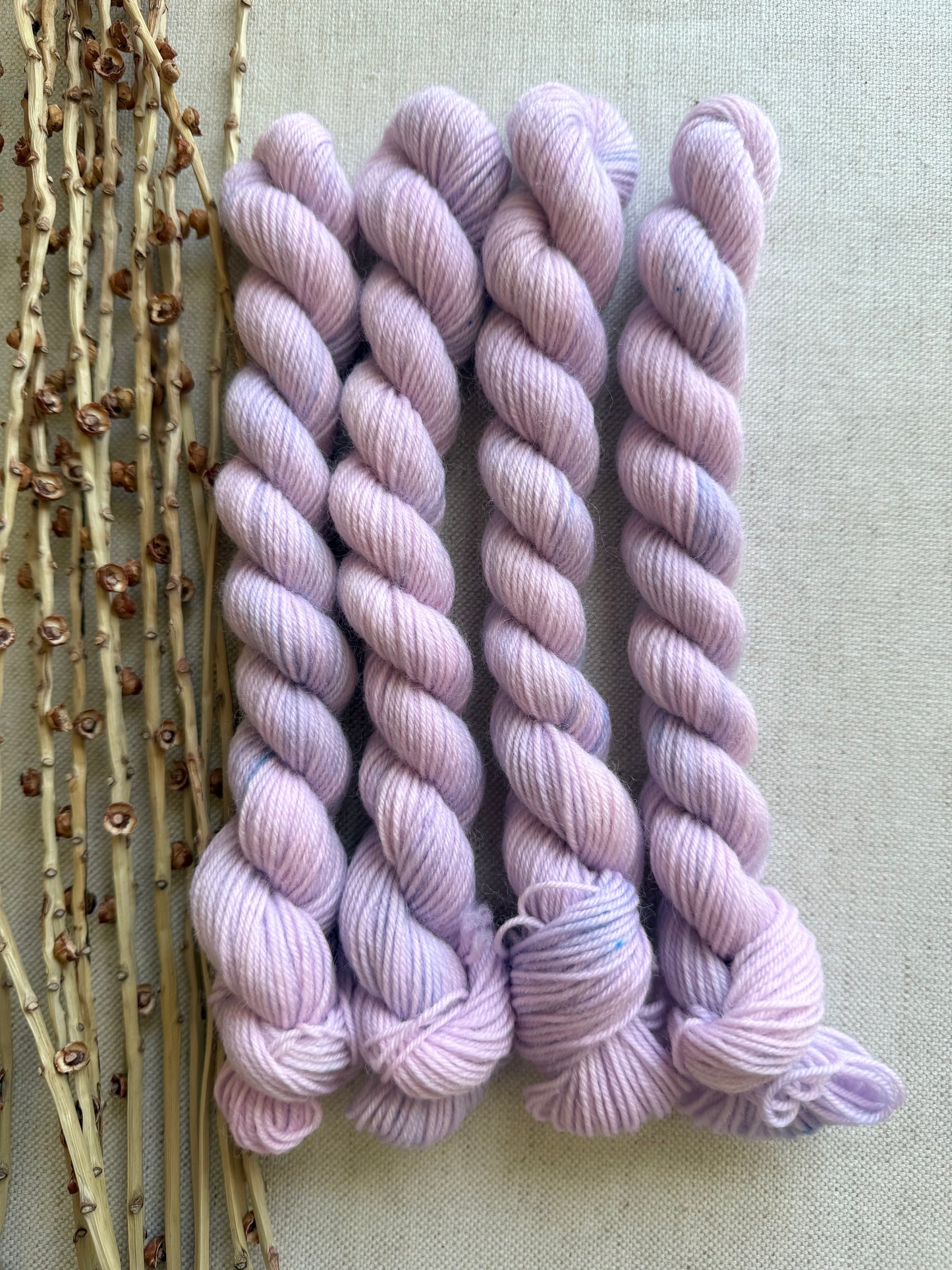 Icy Lavender - SW Wool Recycled Nylon Mini Skein