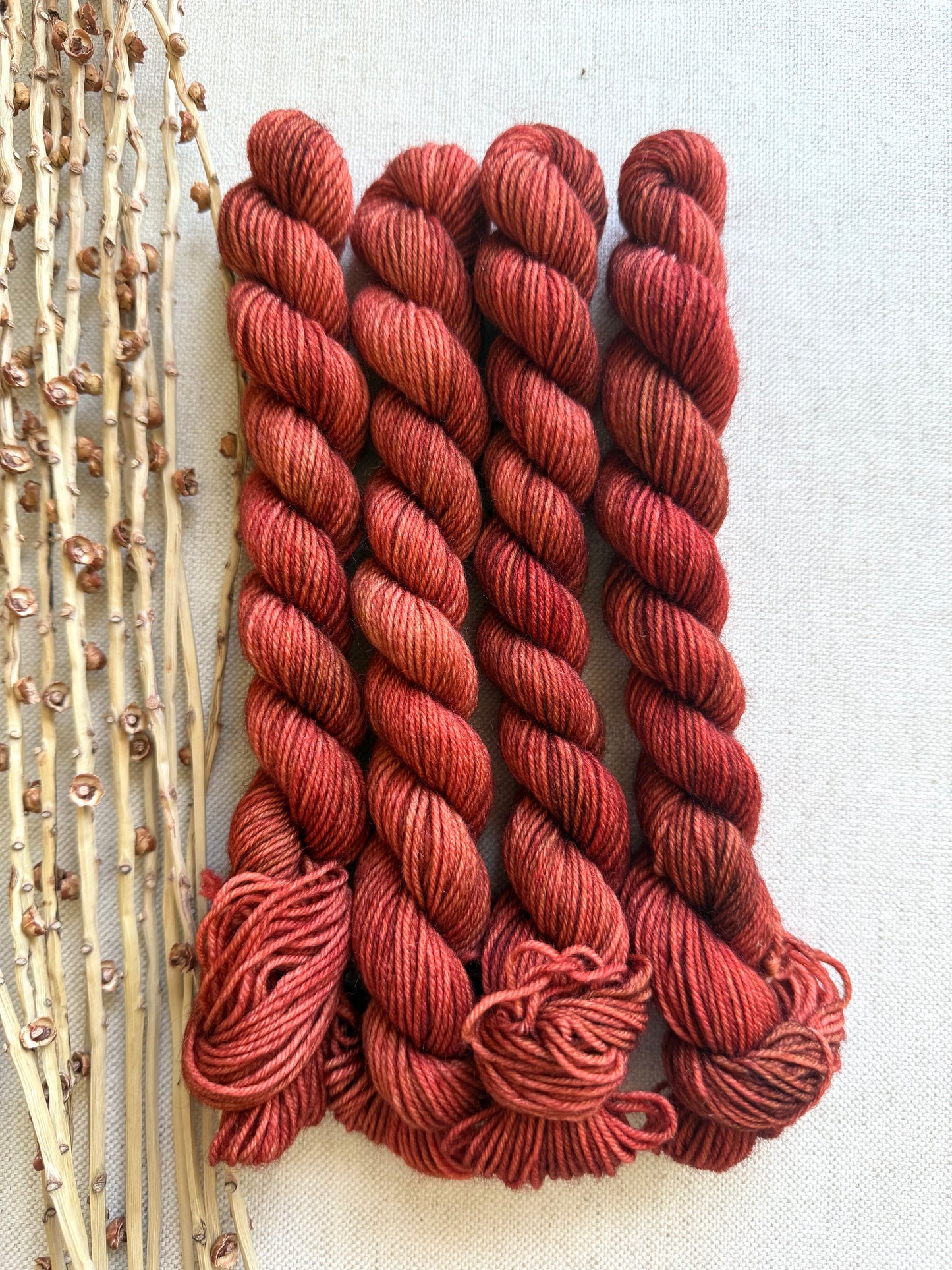 Chili Powder - SW Wool Recycled Nylon Mini Skein