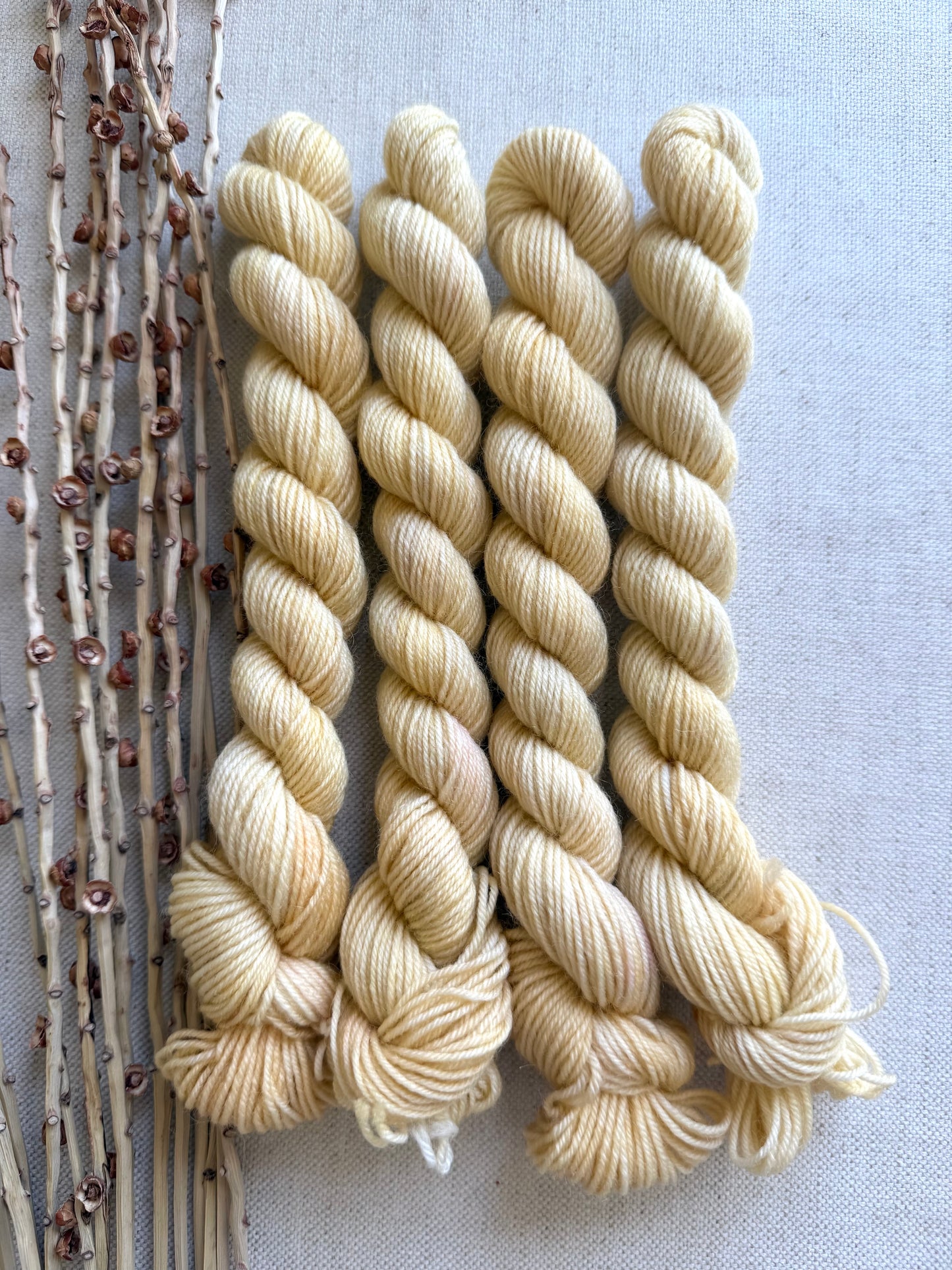 Butter - SW Wool Recycled Nylon Mini Skein